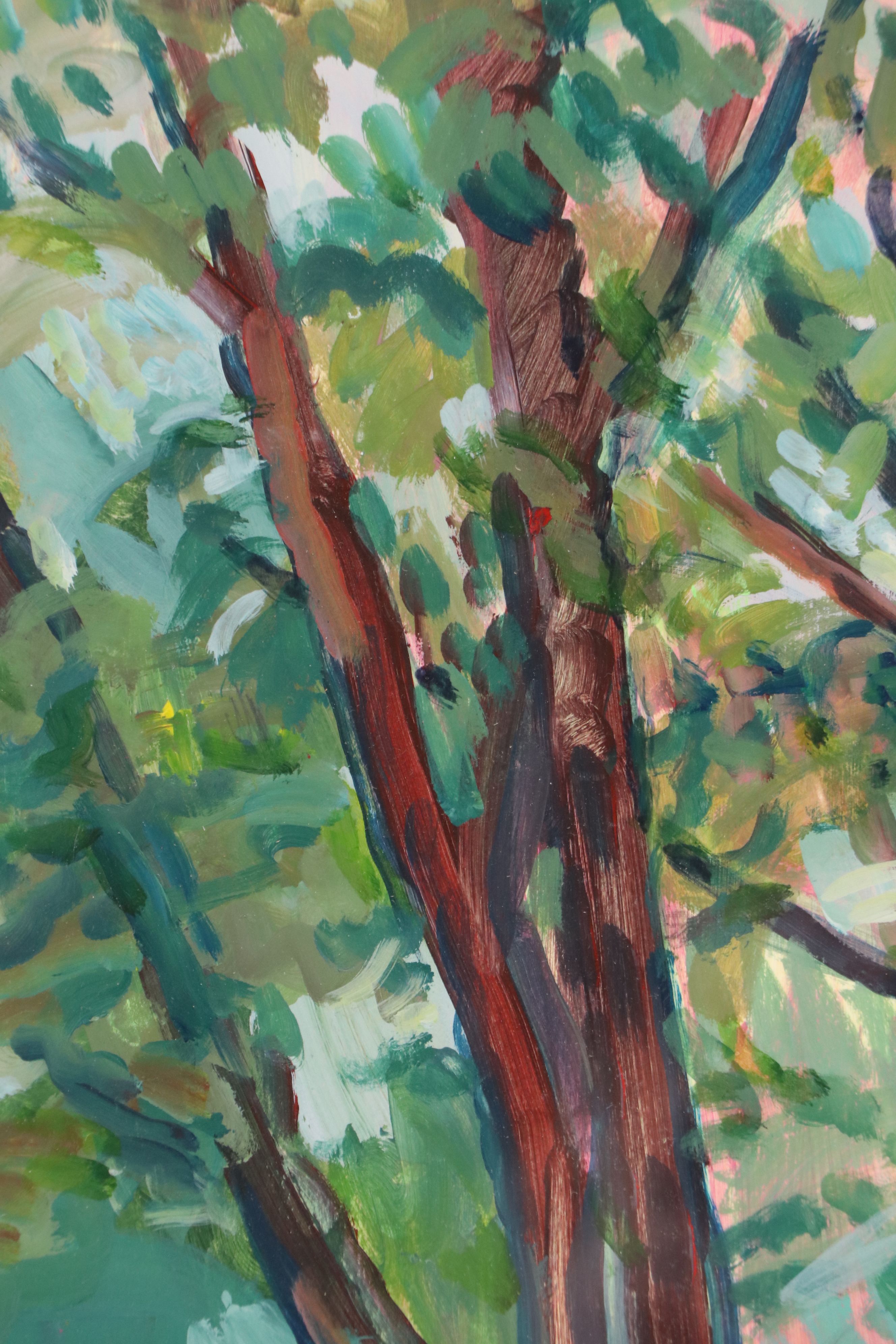 Henry Link Acrylic Landscape Painting, 1989