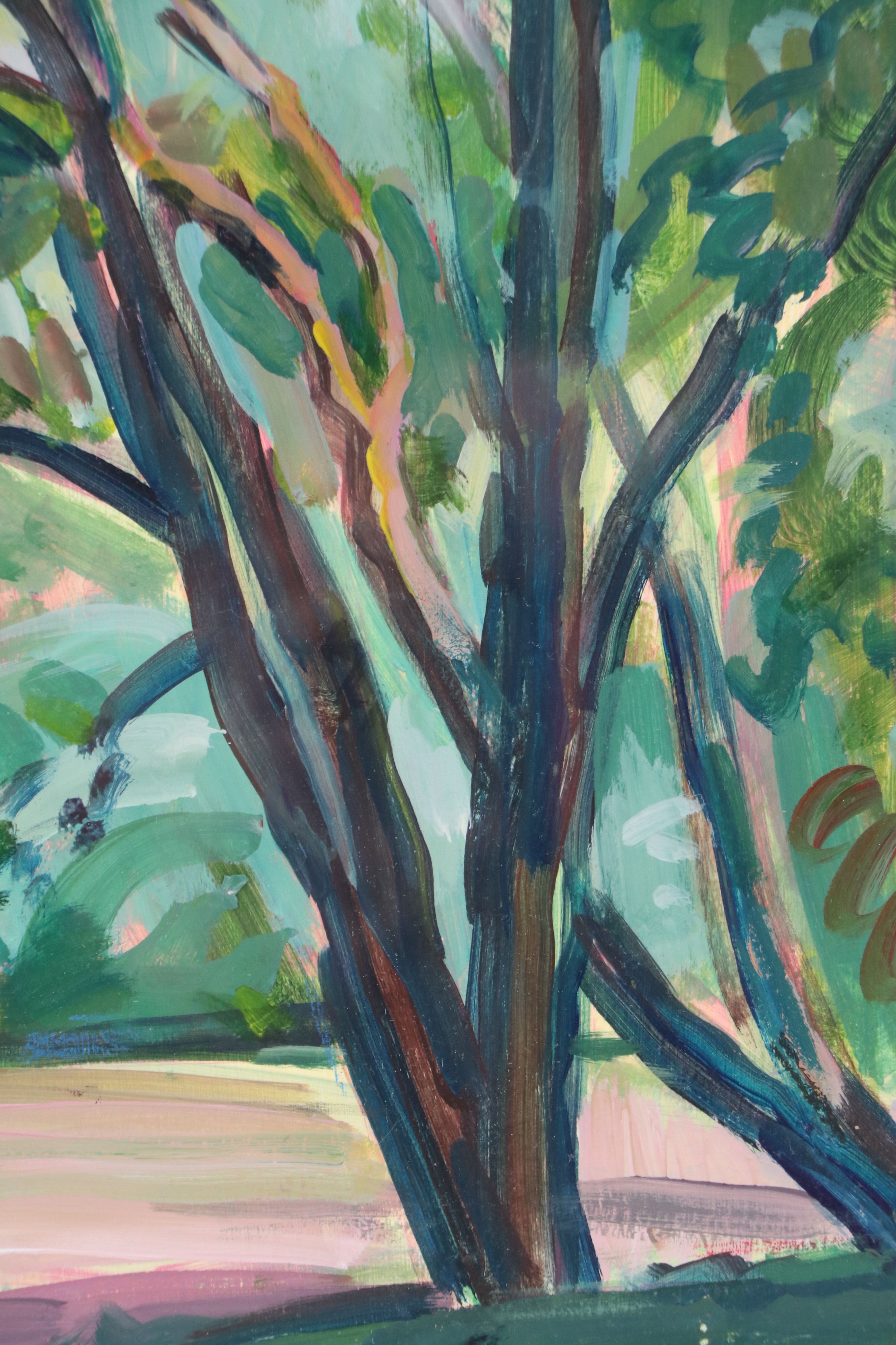 Henry Link Acrylic Landscape Painting, 1989