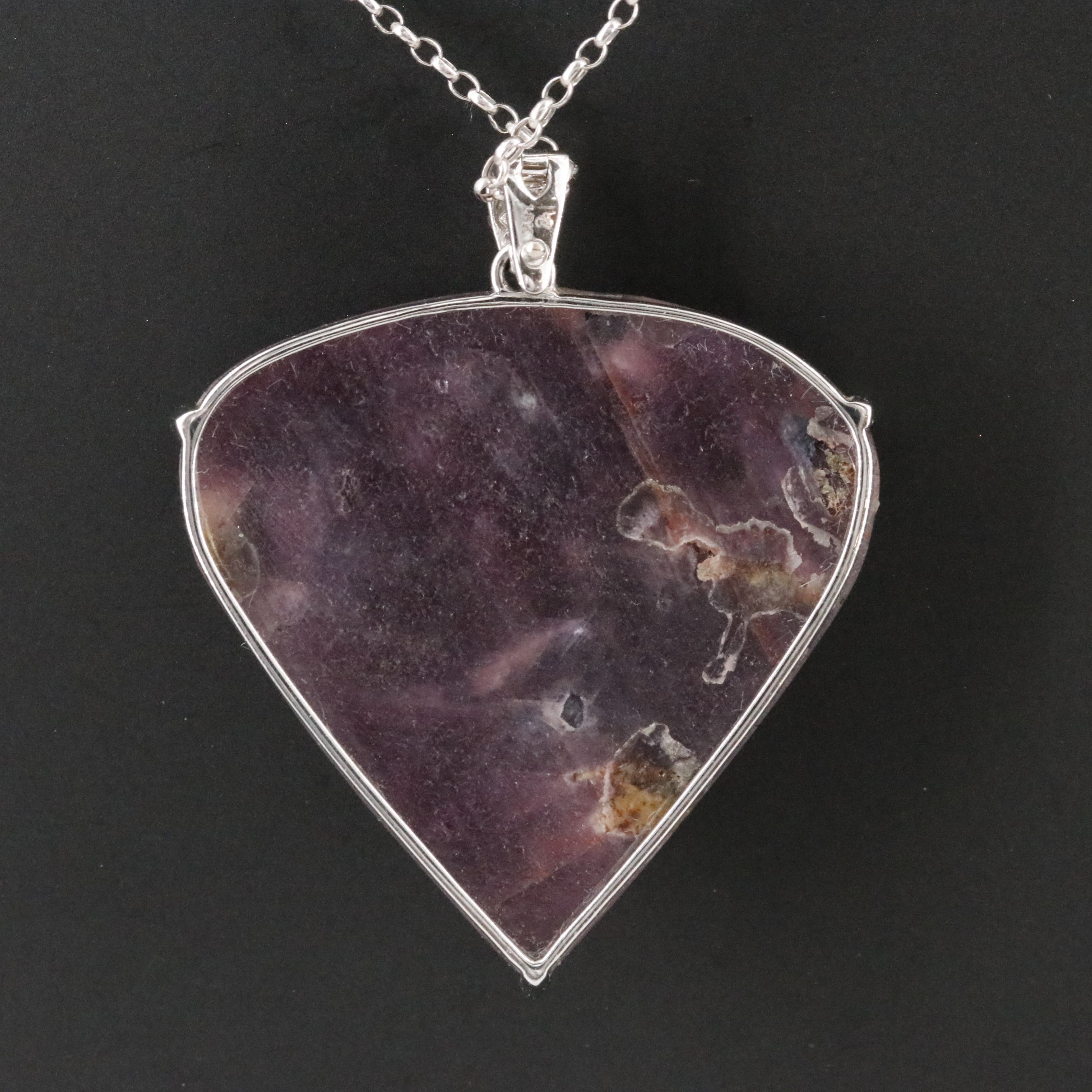 Chromia 18K Carved Ruby and Diamond Enhancer Pendant Necklace