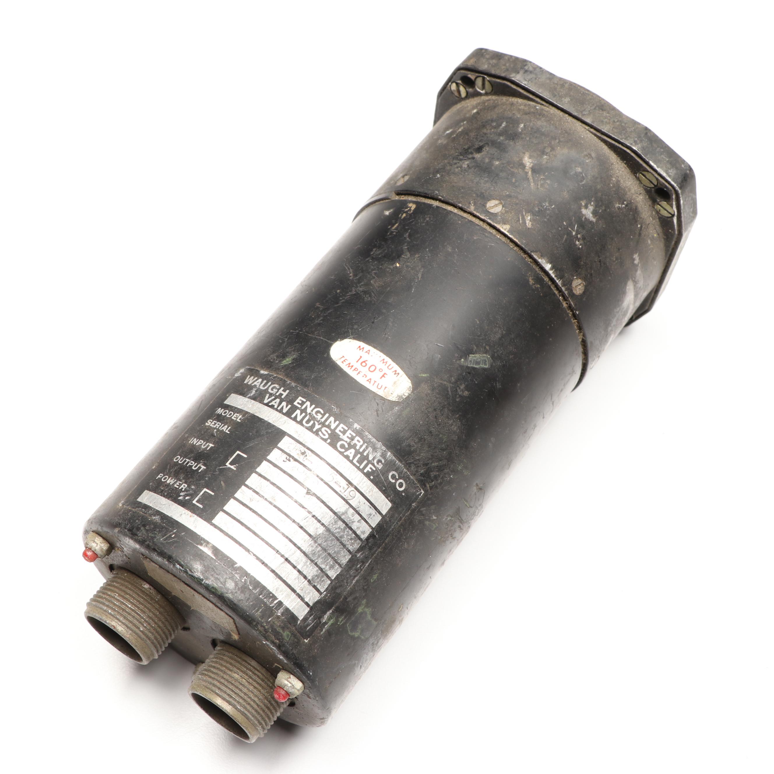 Waugh Engineering, Foxboro and A.W. Haydon Co. Aircraft Cockpit Indicators