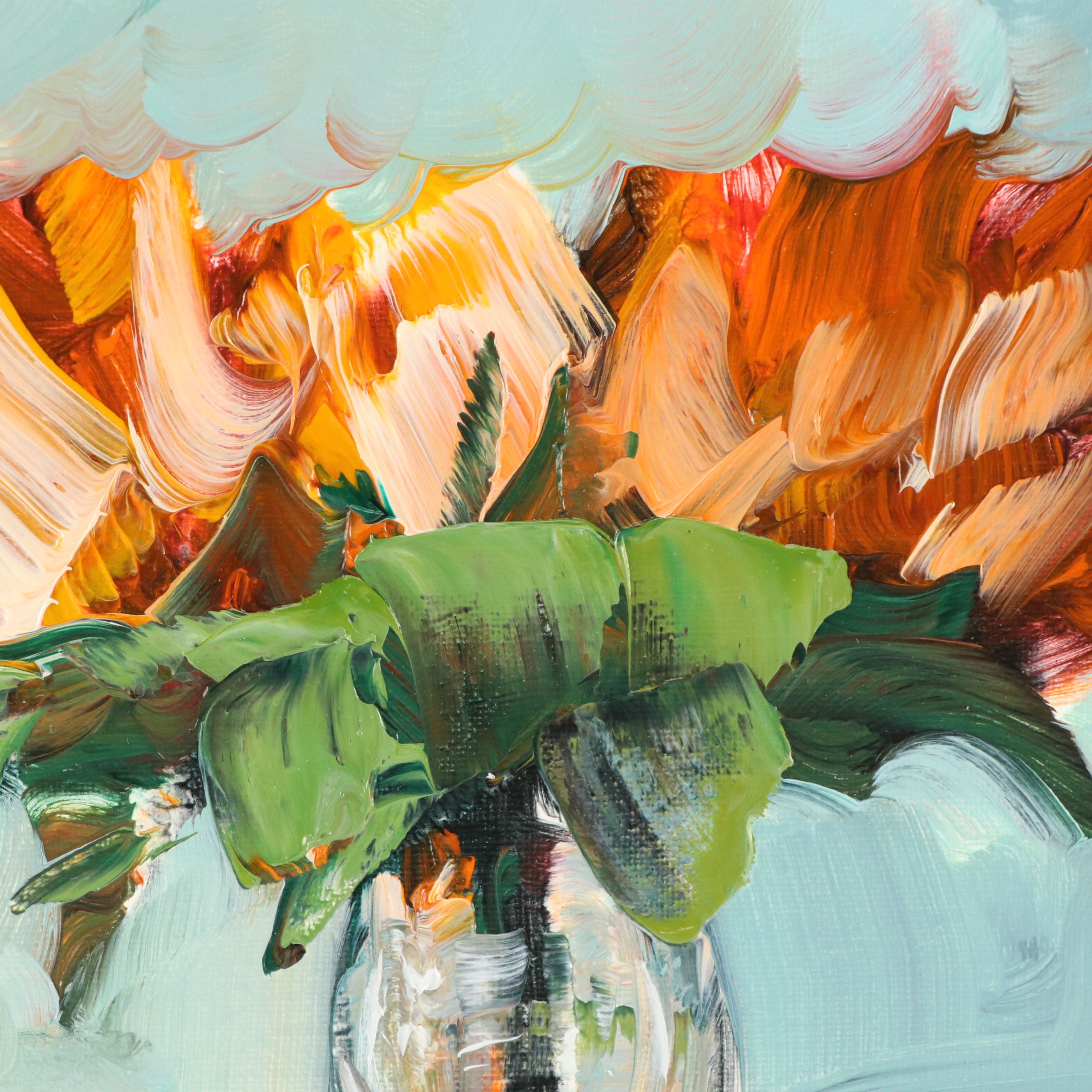 José M. Lima Floral Still Life Oil Painting, 2026