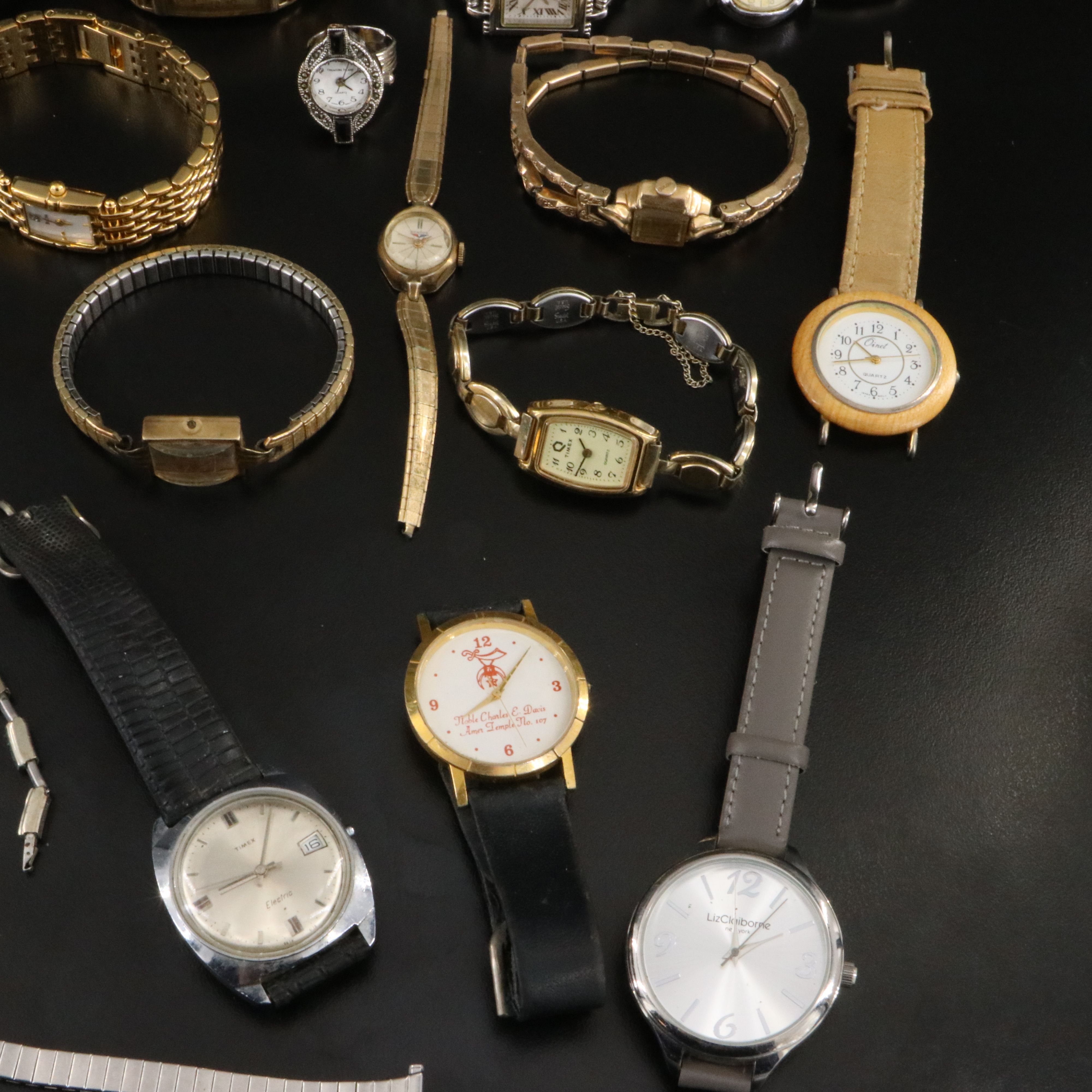 Collection of Stem Wind and Quartz Watches Featuring Bulova and Ecclissi