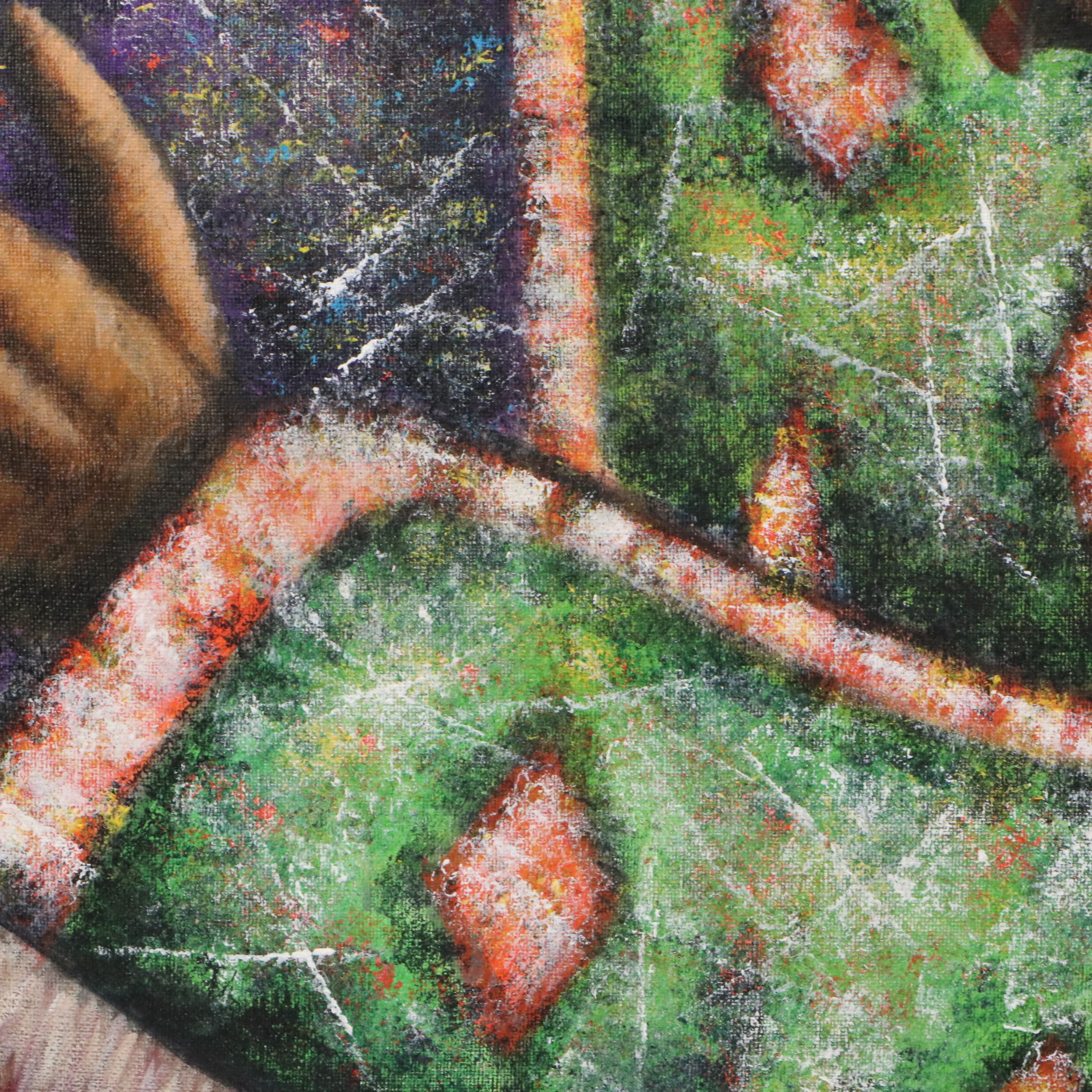 Tod Evans Acrylic Painting "Bound by Tradition," 1993