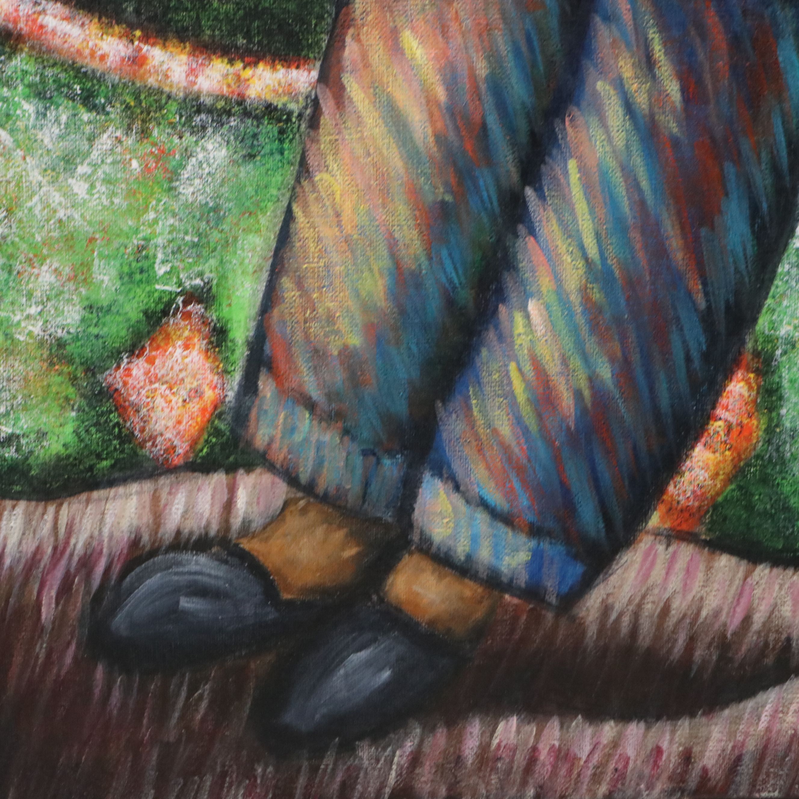 Tod Evans Acrylic Painting "Bound by Tradition," 1993