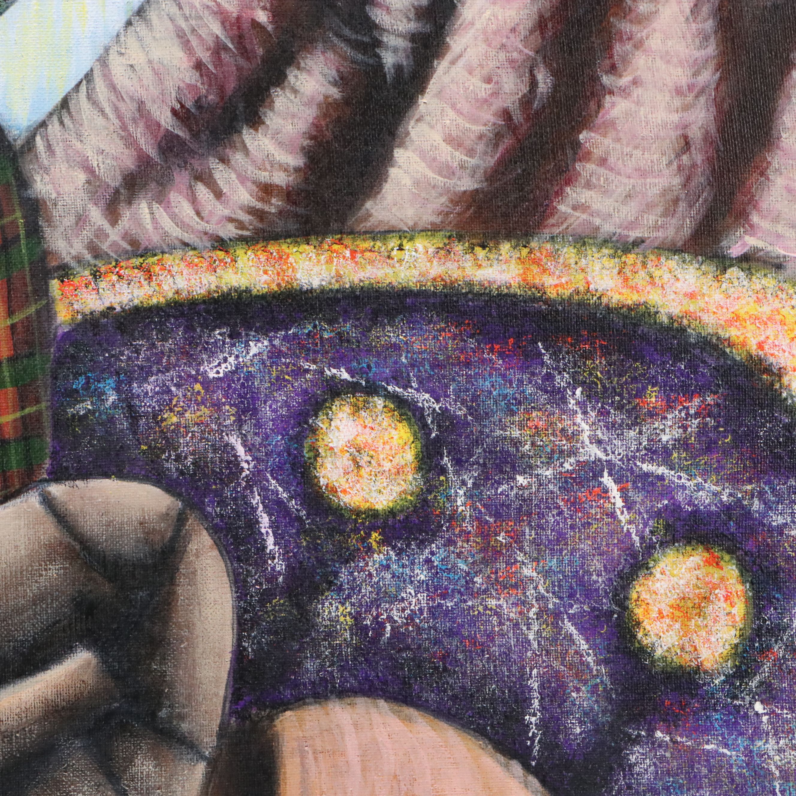 Tod Evans Acrylic Painting "Bound by Tradition," 1993