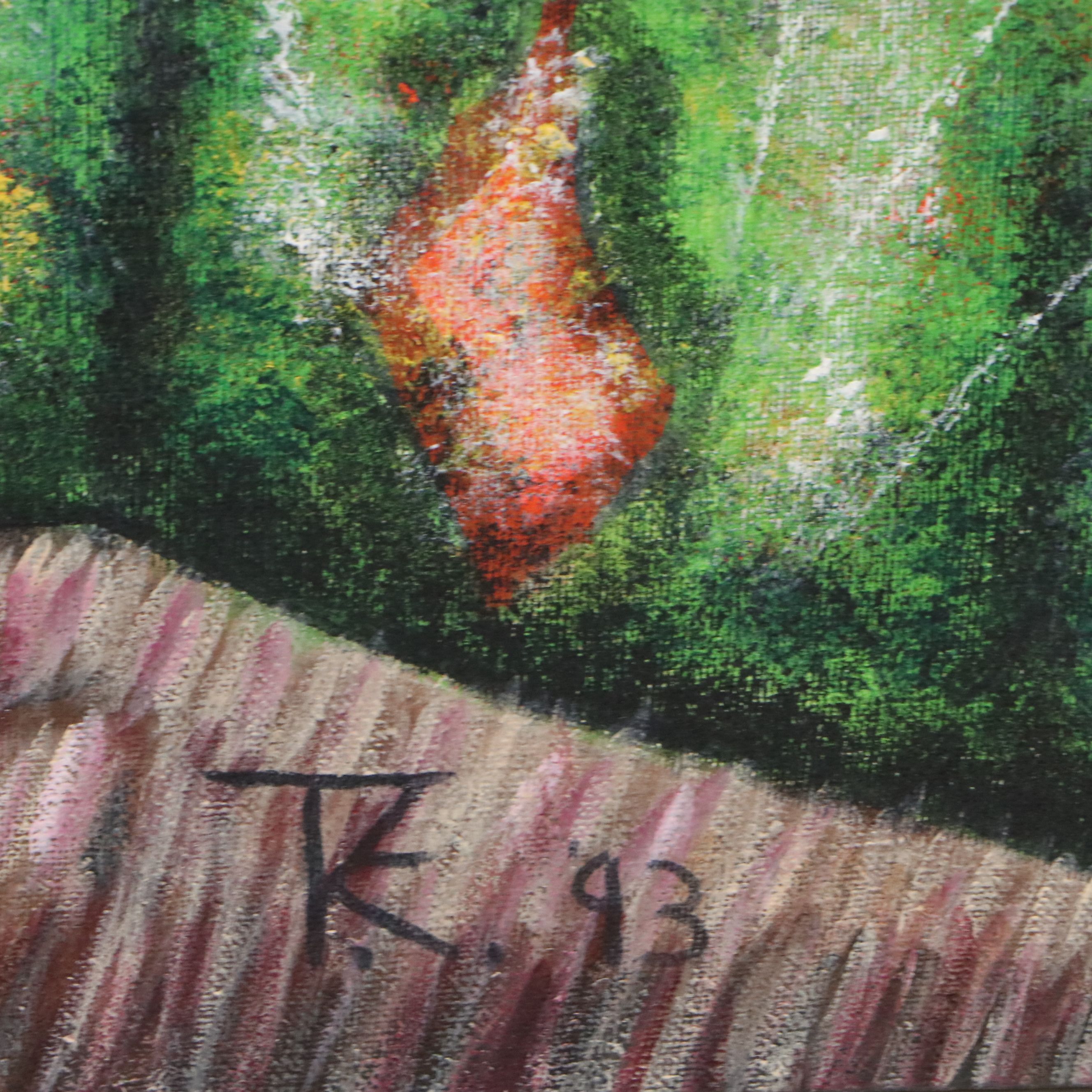 Tod Evans Acrylic Painting "Bound by Tradition," 1993