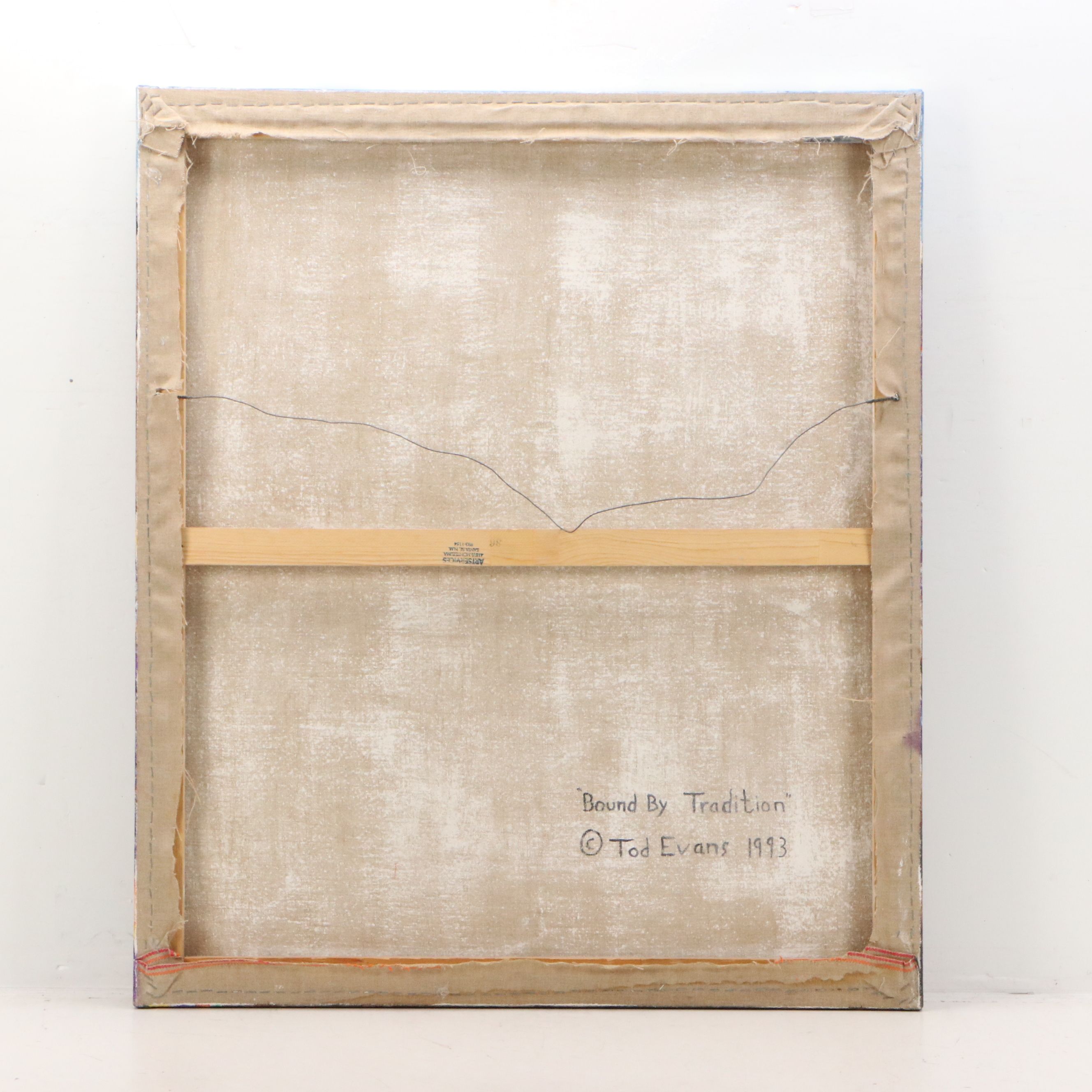 Tod Evans Acrylic Painting "Bound by Tradition," 1993