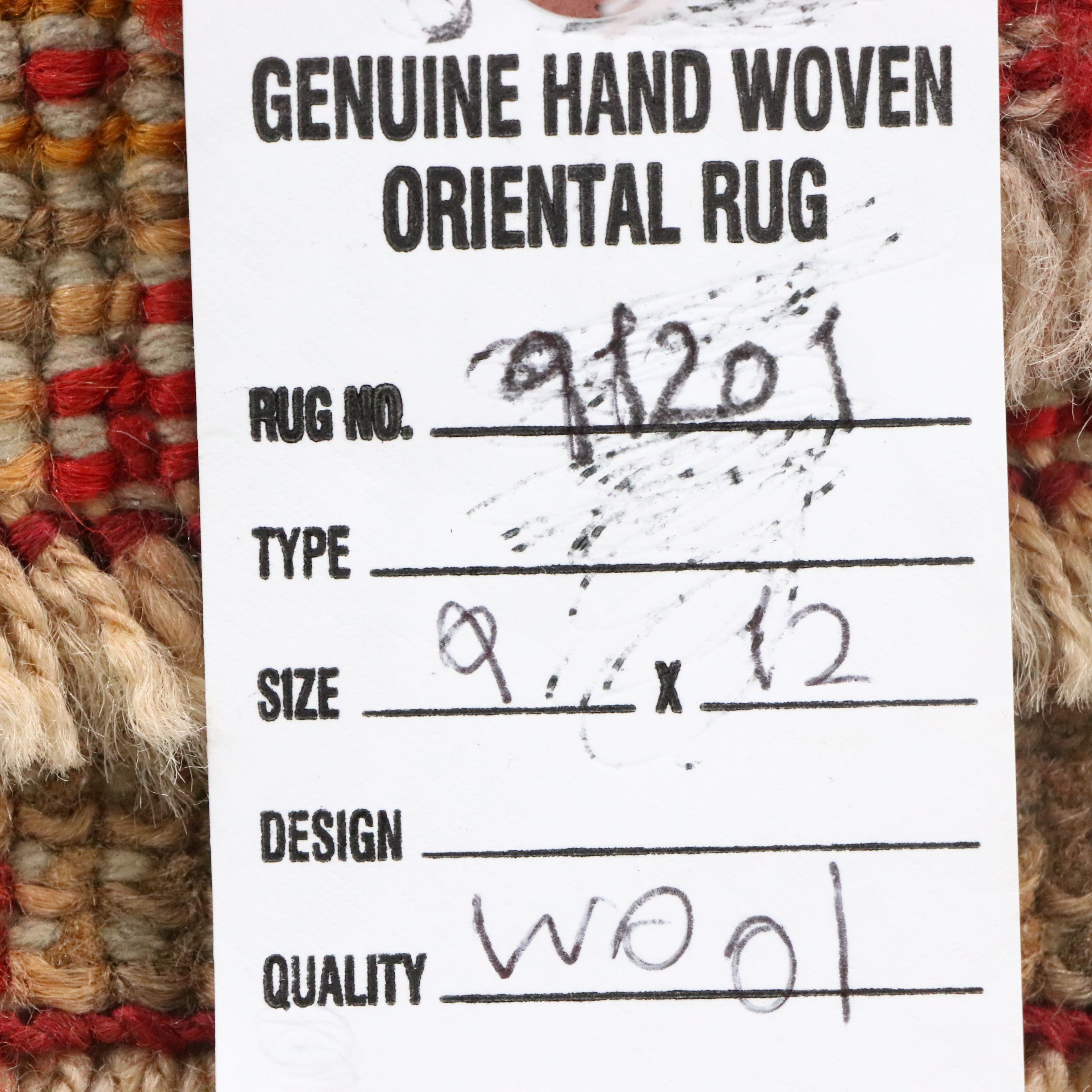 8'11 x 12'2 Hand-Knotted Turkish Oushak Room-Sized Rug