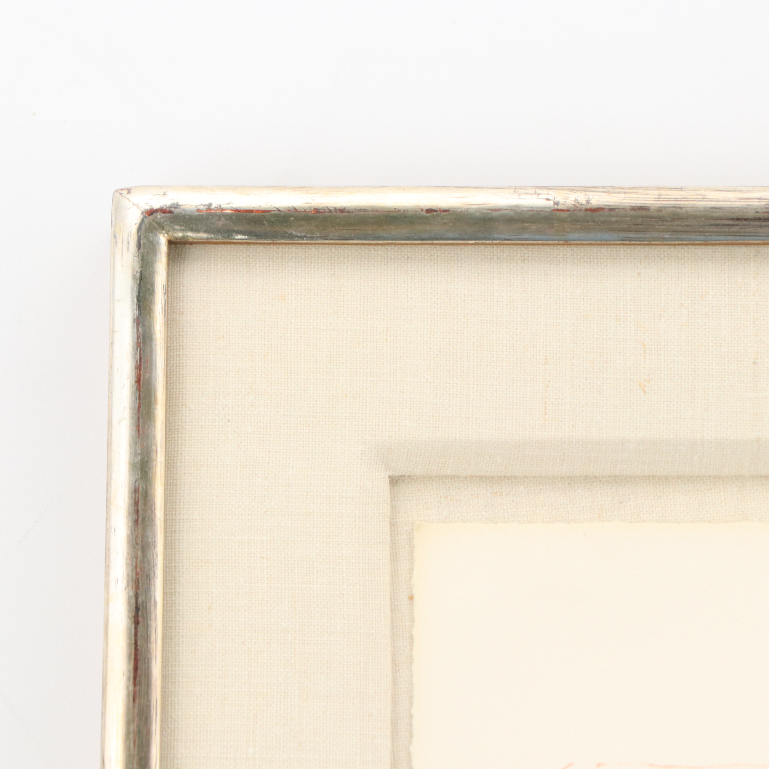 Katherine Porter Color Lithograph and Crayon "Armed with a Burning Patience"