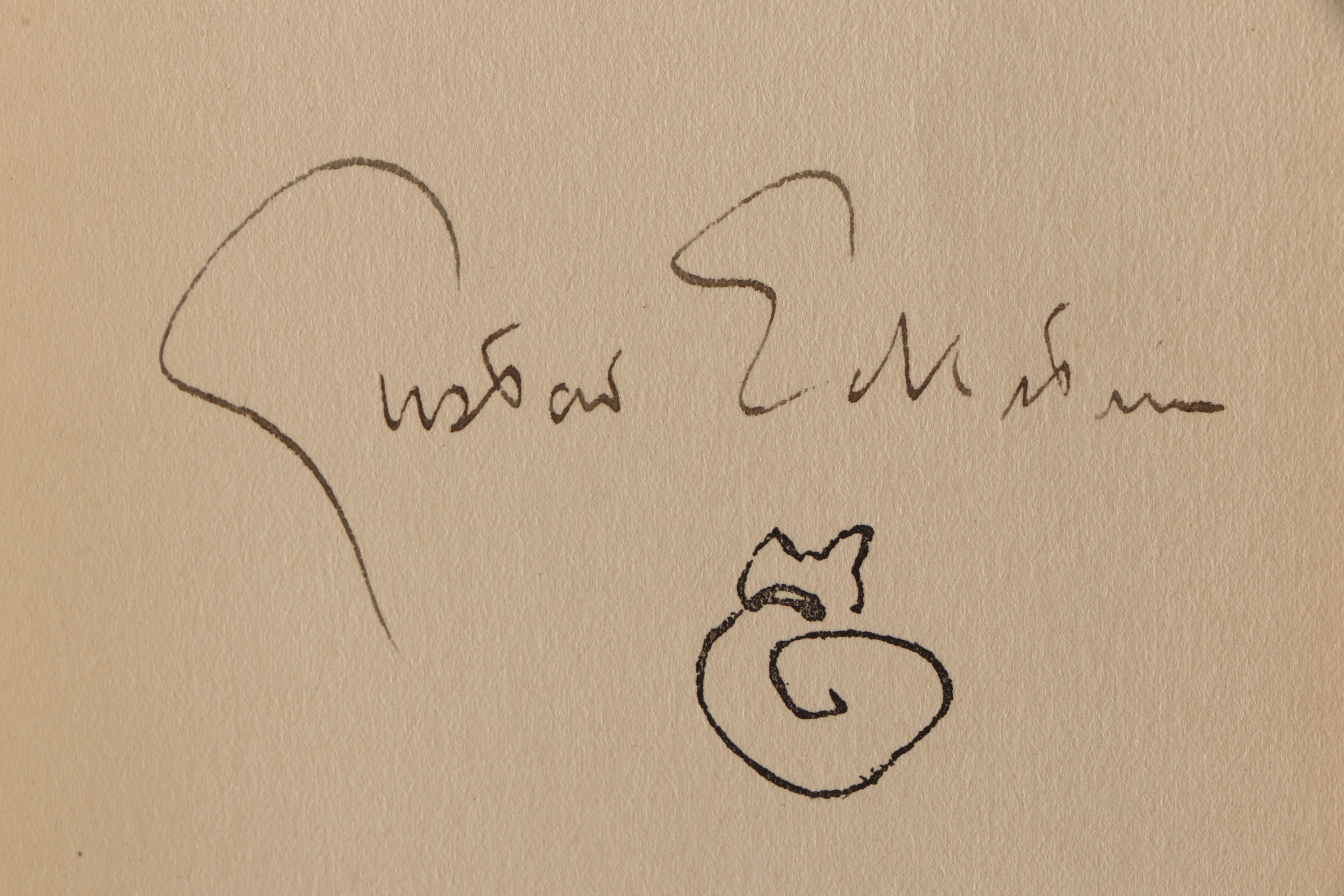 Signed First Edition "Lives" by Gustav Eckstein, 1932