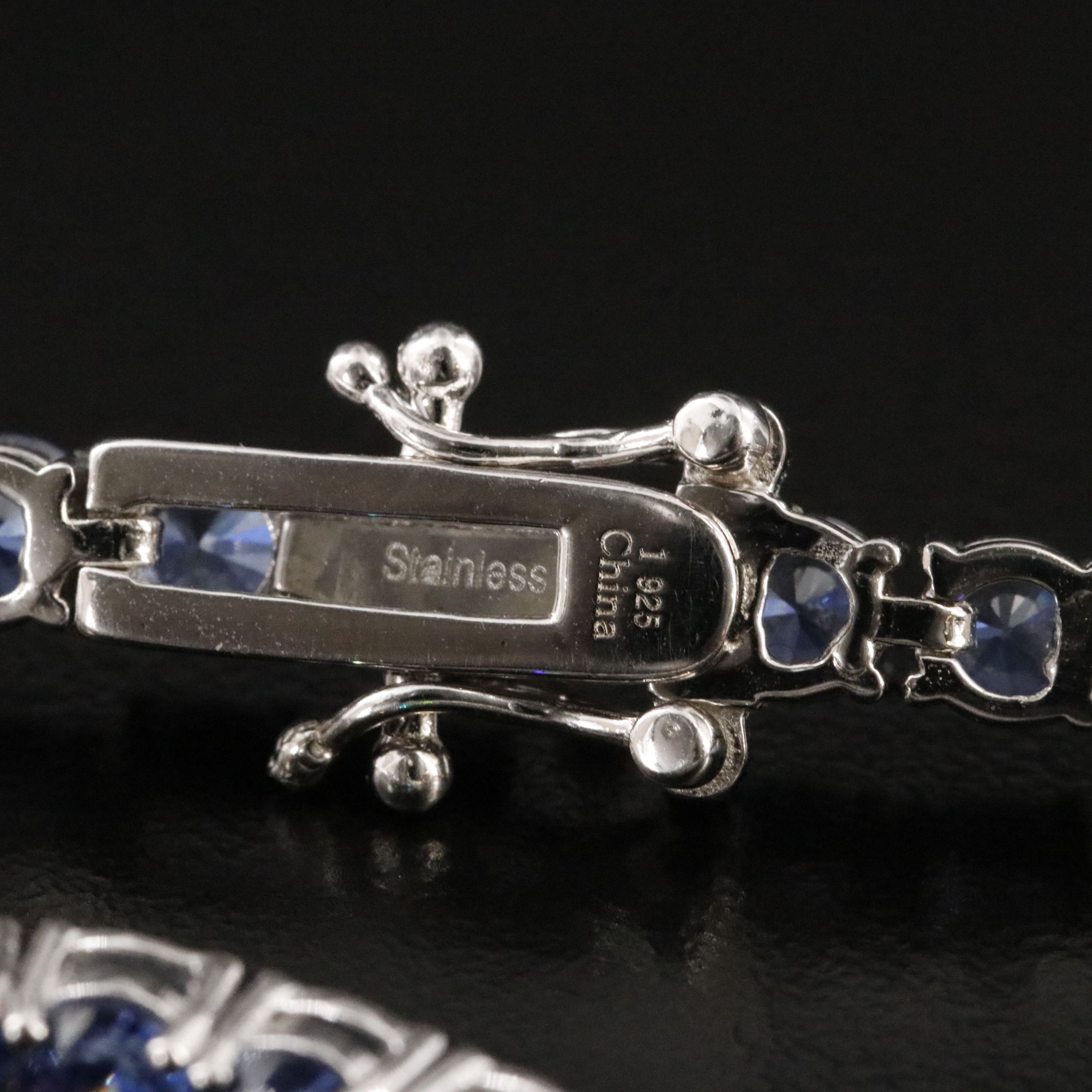 Sterling CZ Line Bracelet