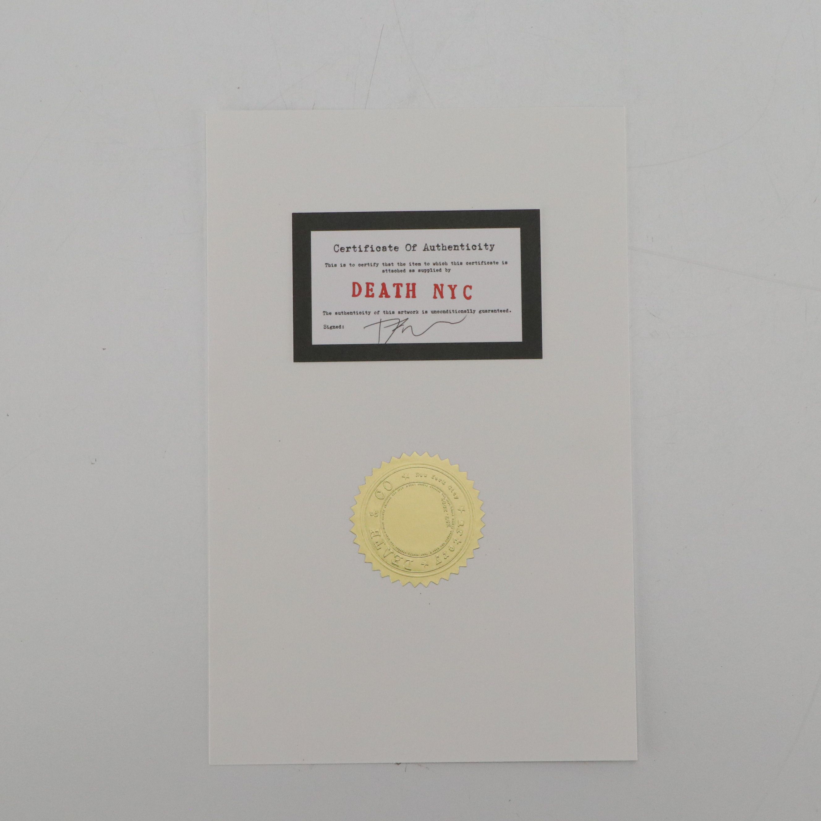 Death NYC Graphic Digital Print Featuring Gucci x Hermès, 2020