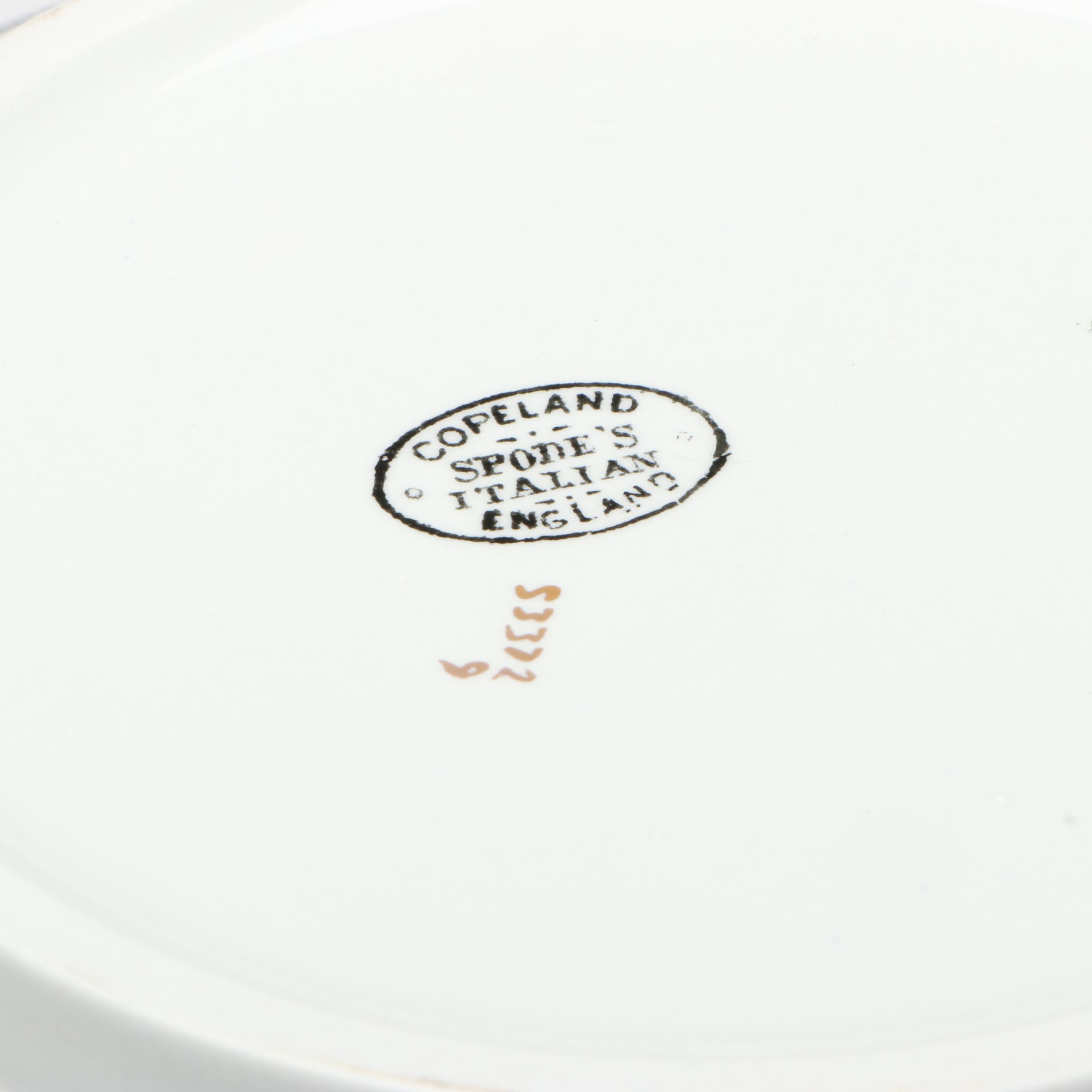 Copeland "Spode's Italian" Black Transferware Bowl