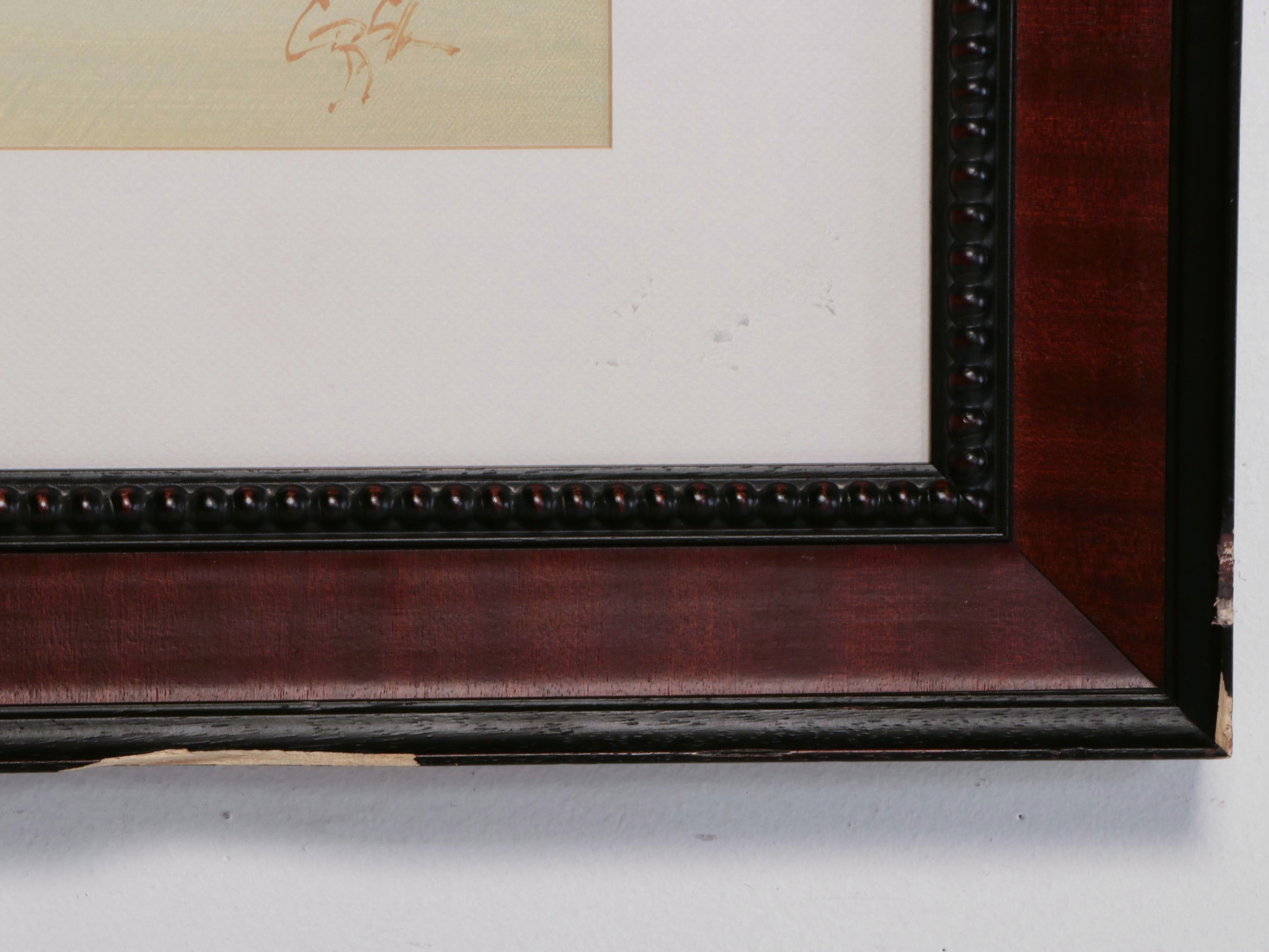 Large-Scale Offset Lithograph After Gregory Stocks "Grove on Water's Edge"