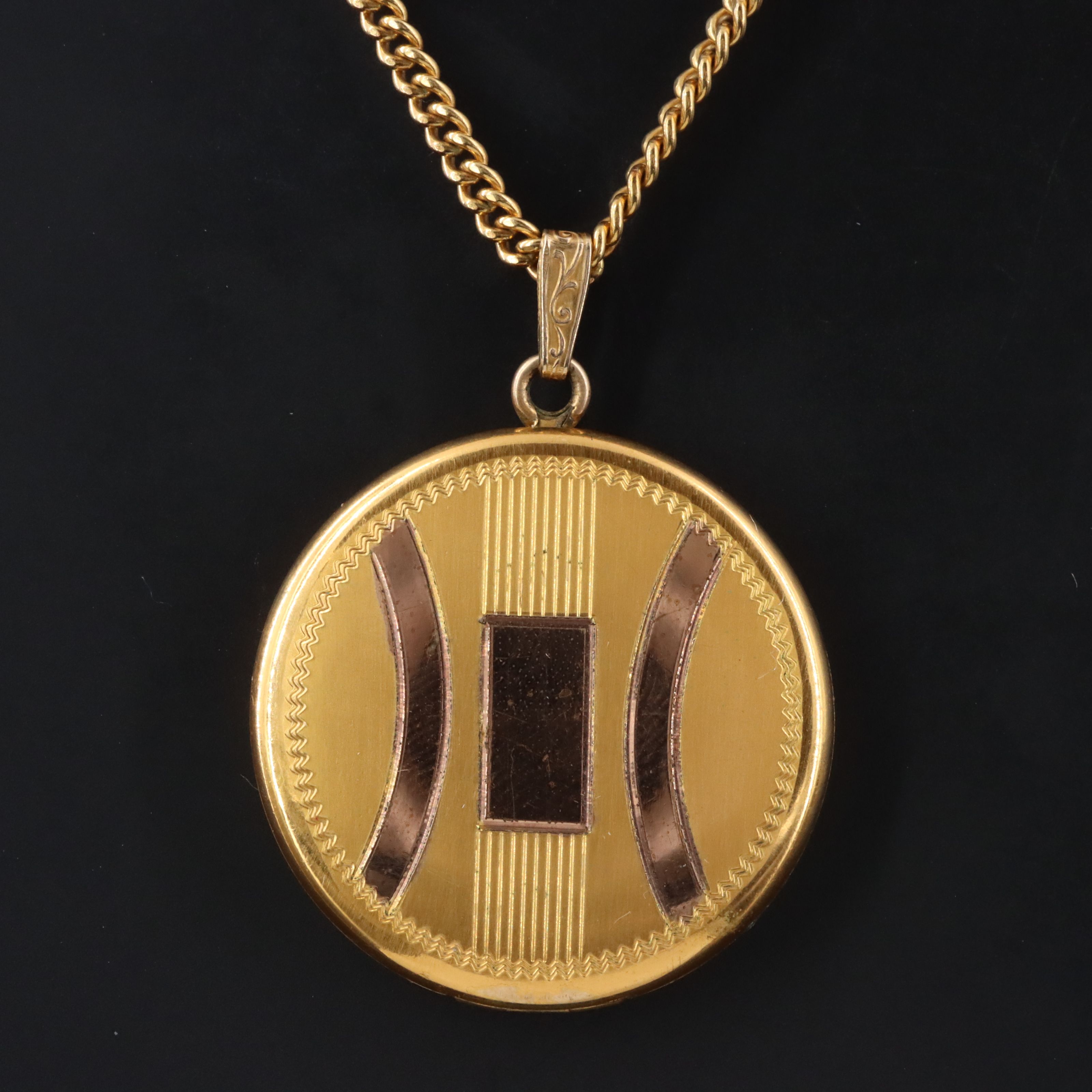Ripley & Gowen Co. La Mode Gold-Filled Locket Necklace