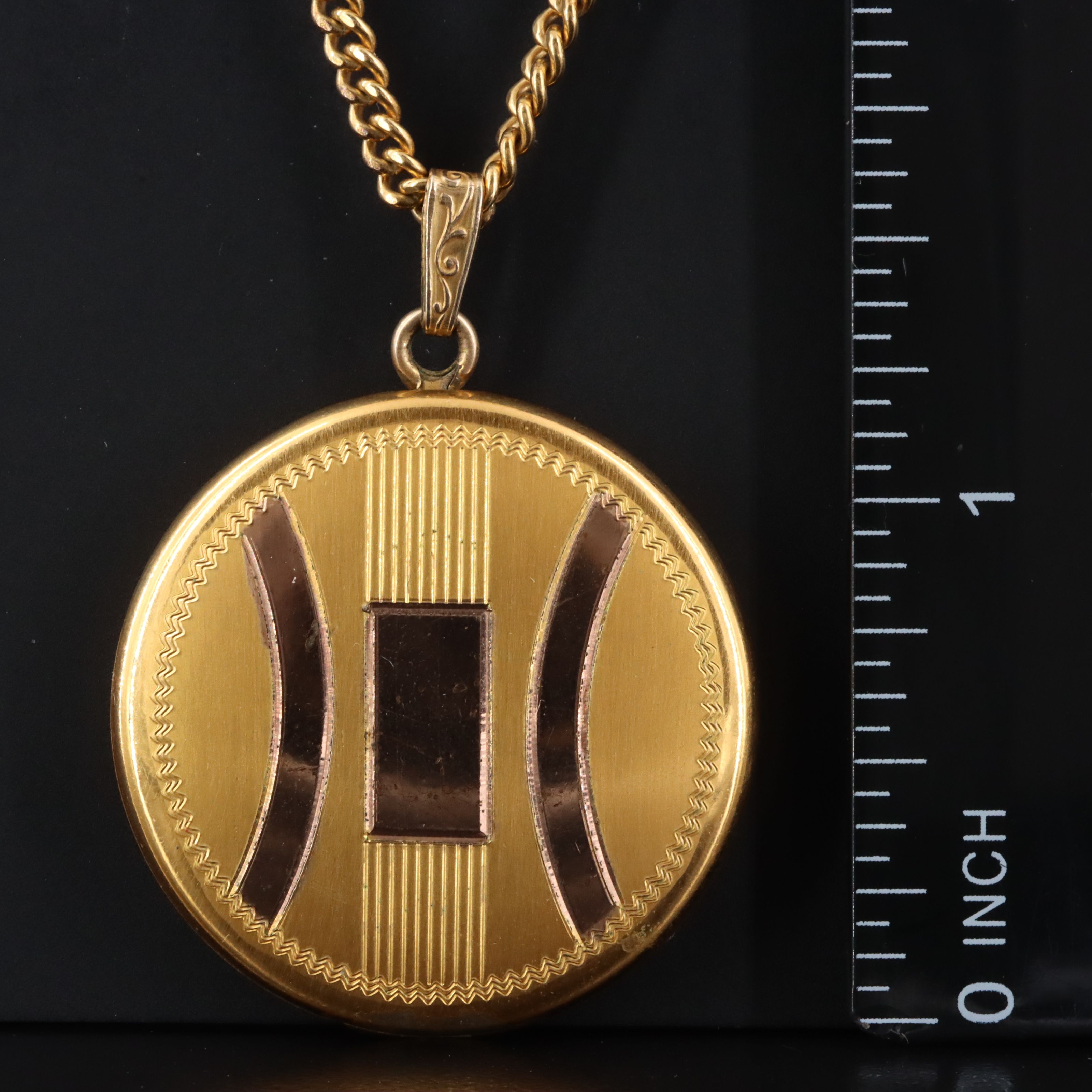 Ripley & Gowen Co. La Mode Gold-Filled Locket Necklace