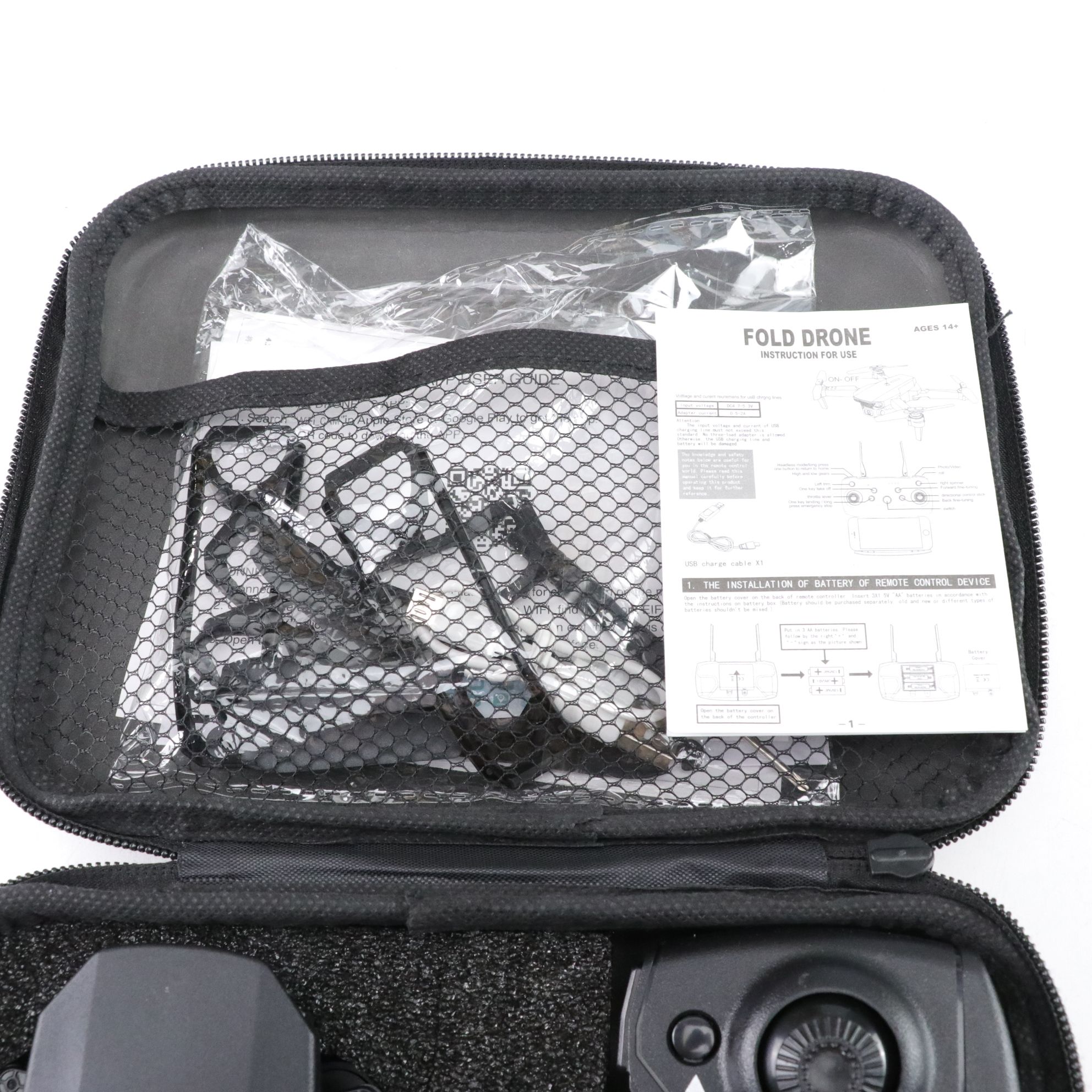 E88 Pro Foldable Drone with Beryl Travel Router and SnapSafe Lock Box