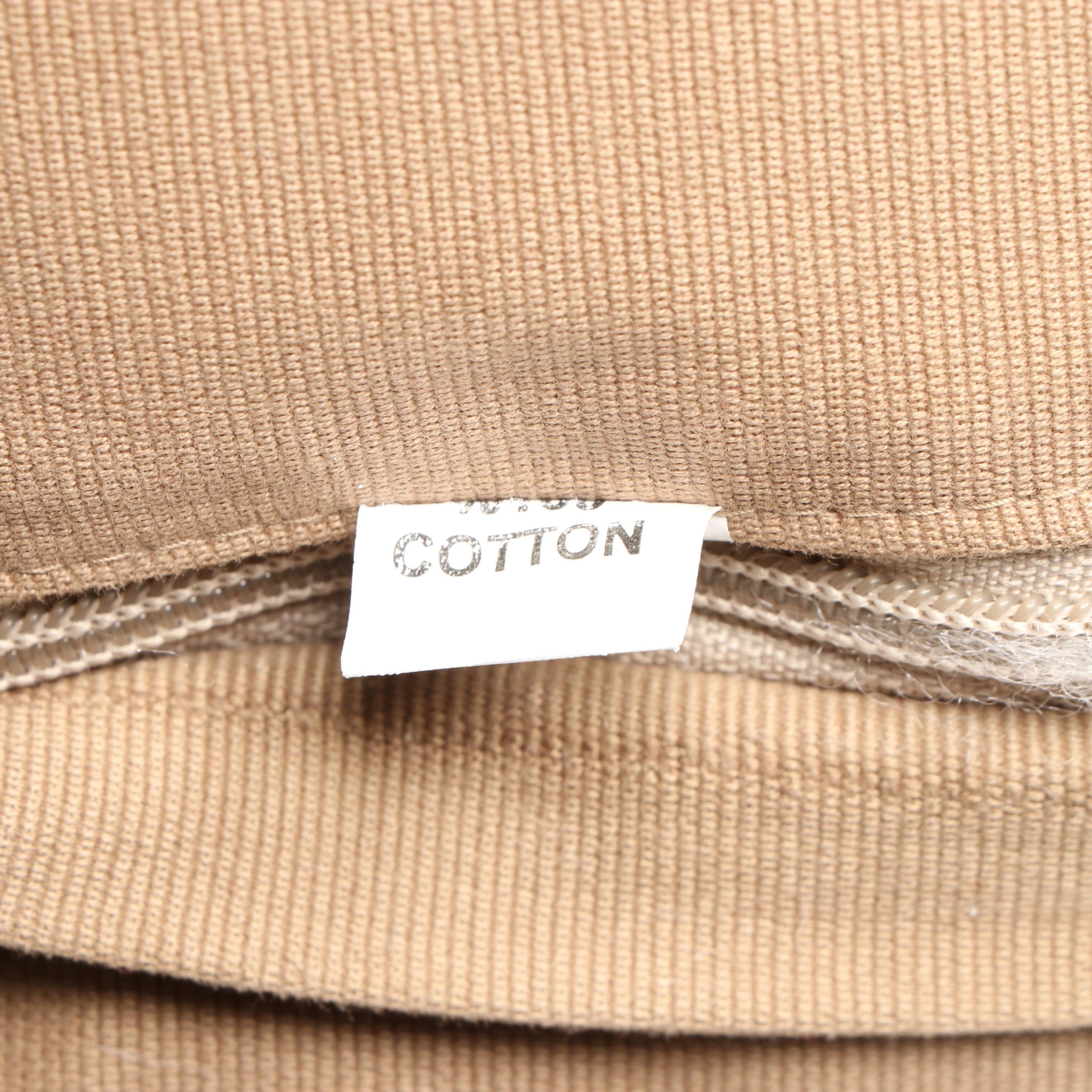 Turkish Oushak Rug Wool and Cotton Throw Pillows