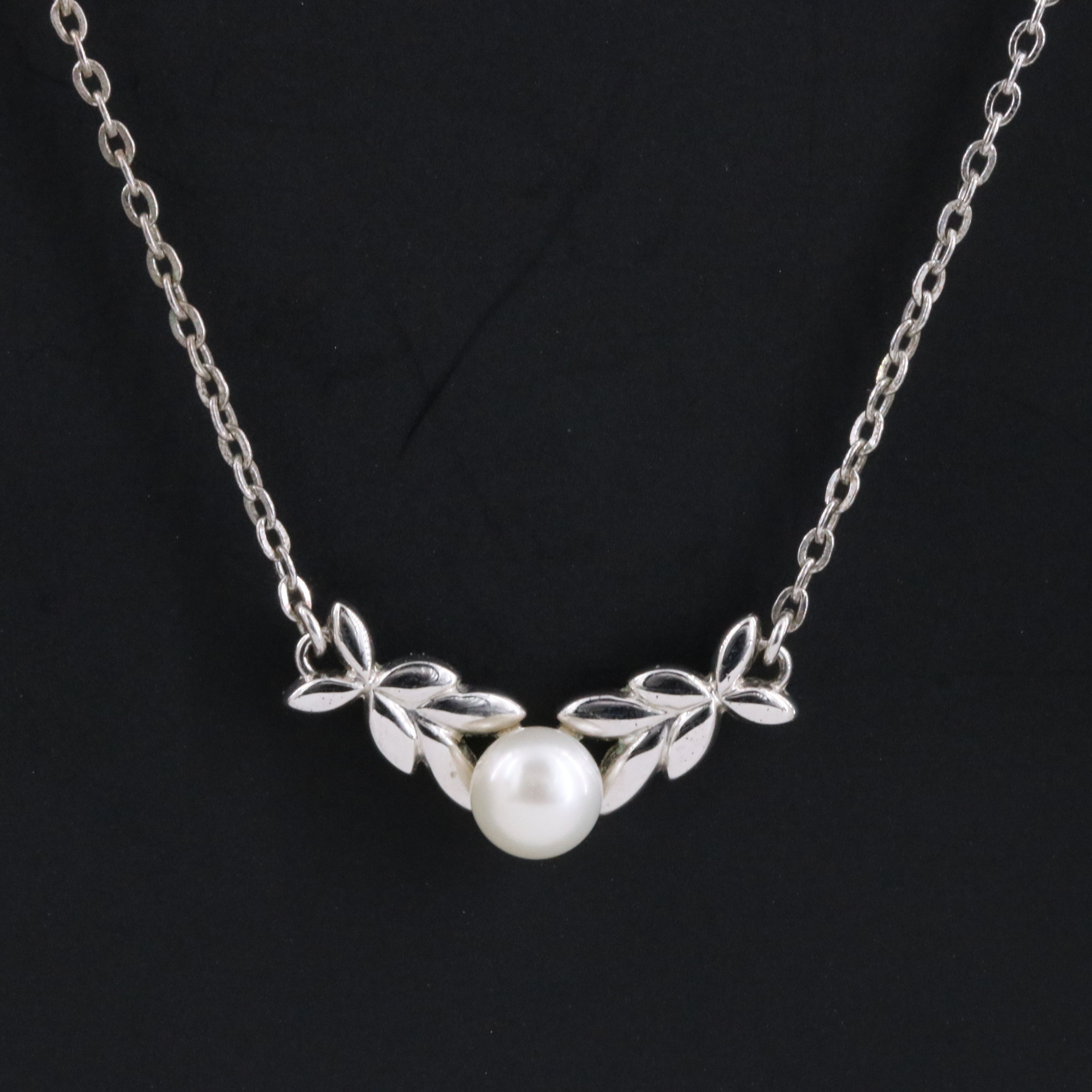Mikimoto Sterling Pearl Necklace