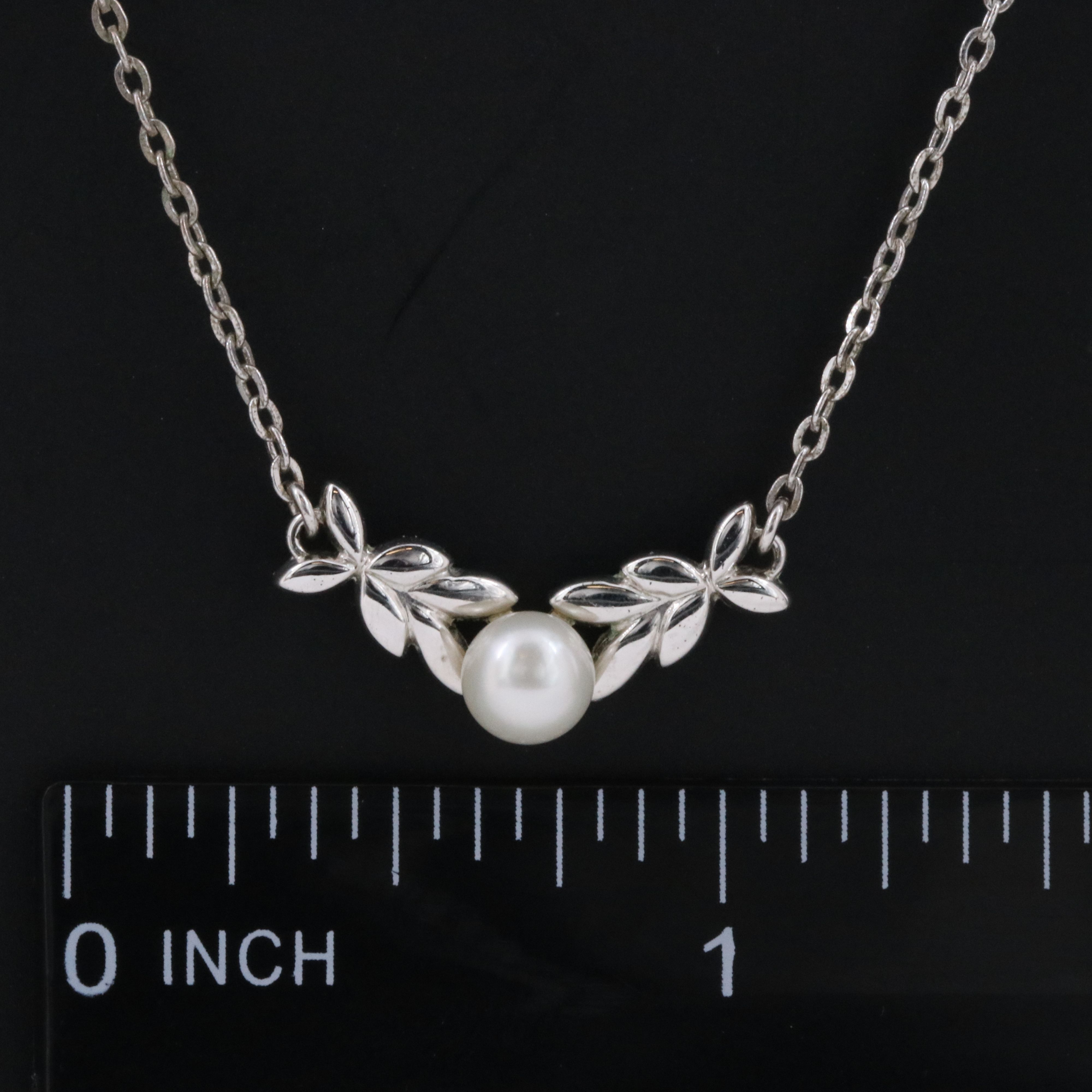Mikimoto Sterling Pearl Necklace