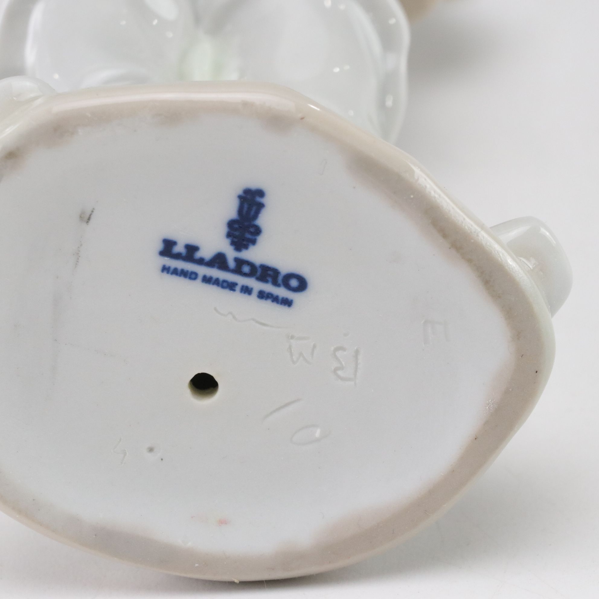 Lladró "Going Fishing," "Boy with Yacht," and "Geese" Porcelain Figurines, 1970s