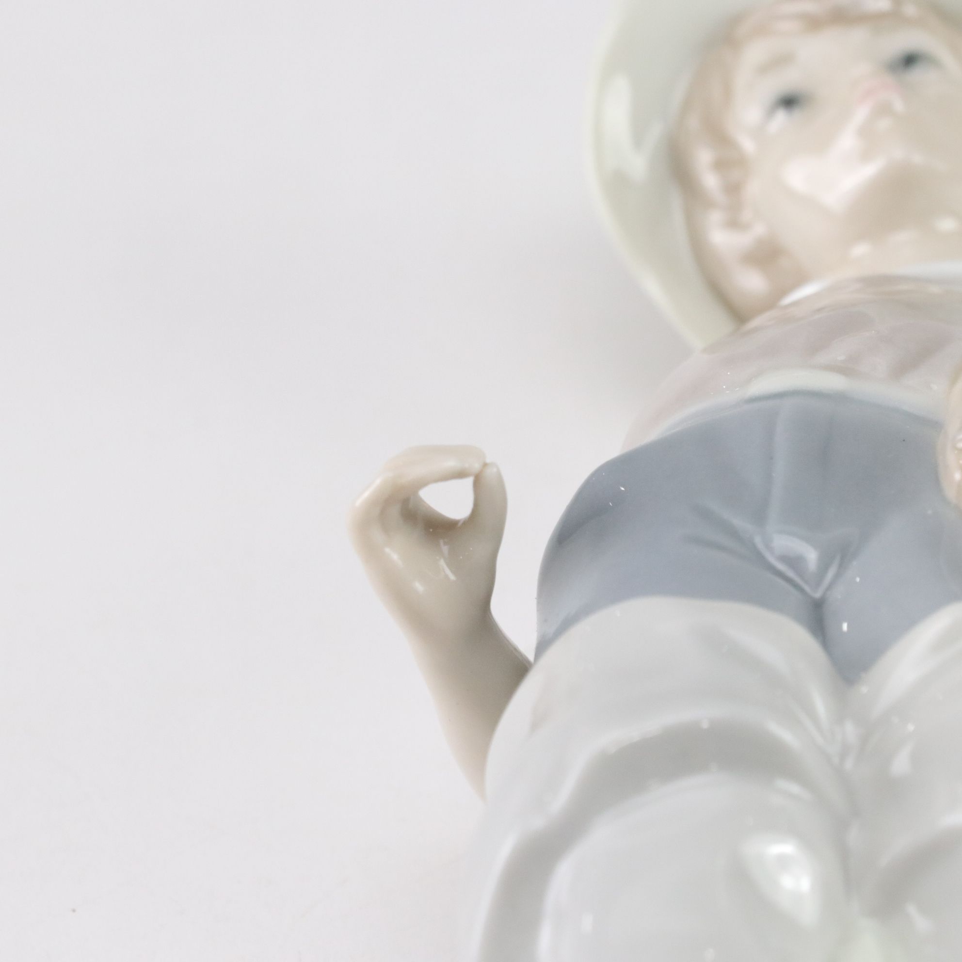 Lladró "Going Fishing," "Boy with Yacht," and "Geese" Porcelain Figurines, 1970s