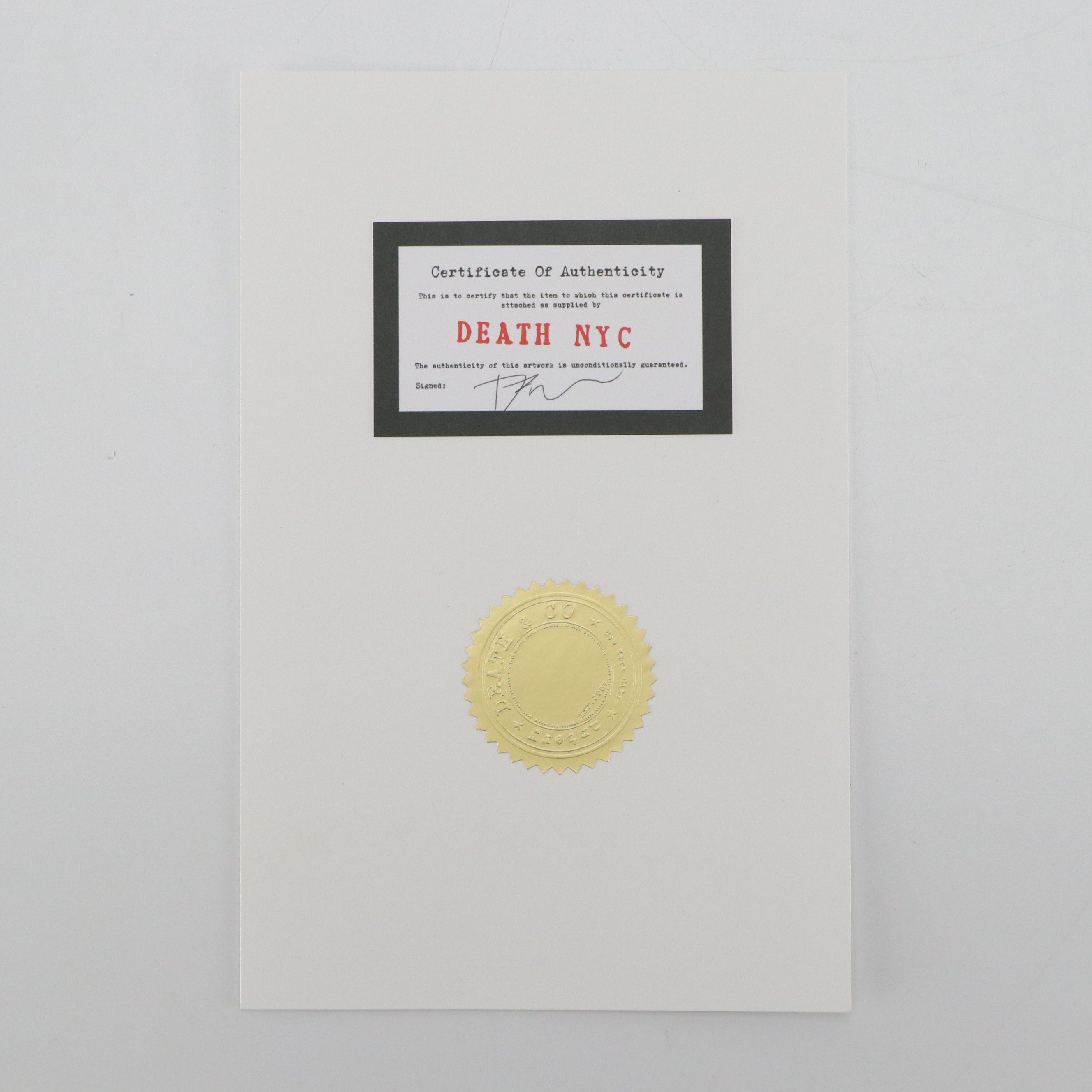 Death NYC Pop Art Graphic Print Homage to Hermès x Taylor Swift, 2023