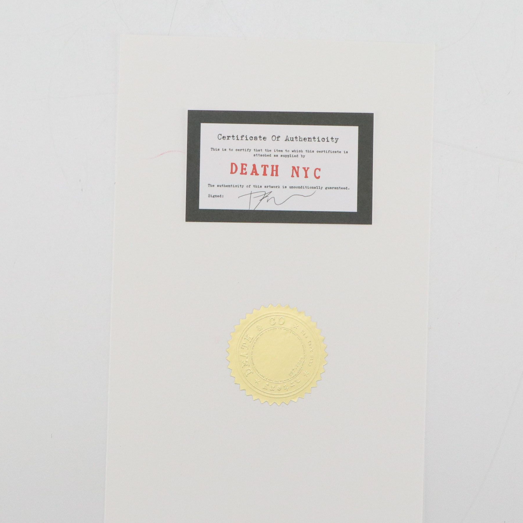 Death NYC Graphic Digital Print Homage Chanel and Dior Lion, 2024