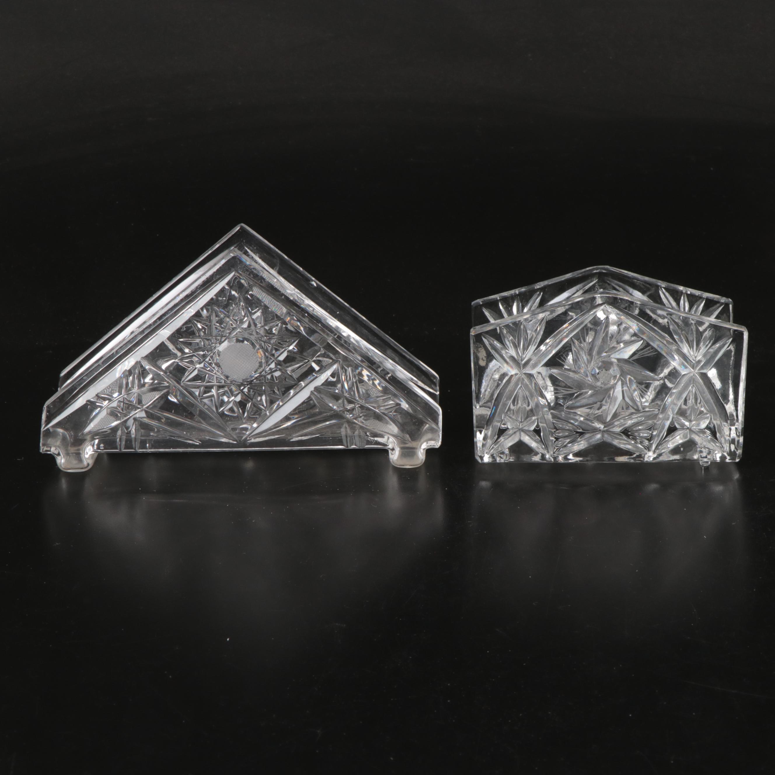 Fostoria "Coin" Glass Vase with EAPG Coasters and Other Tableware