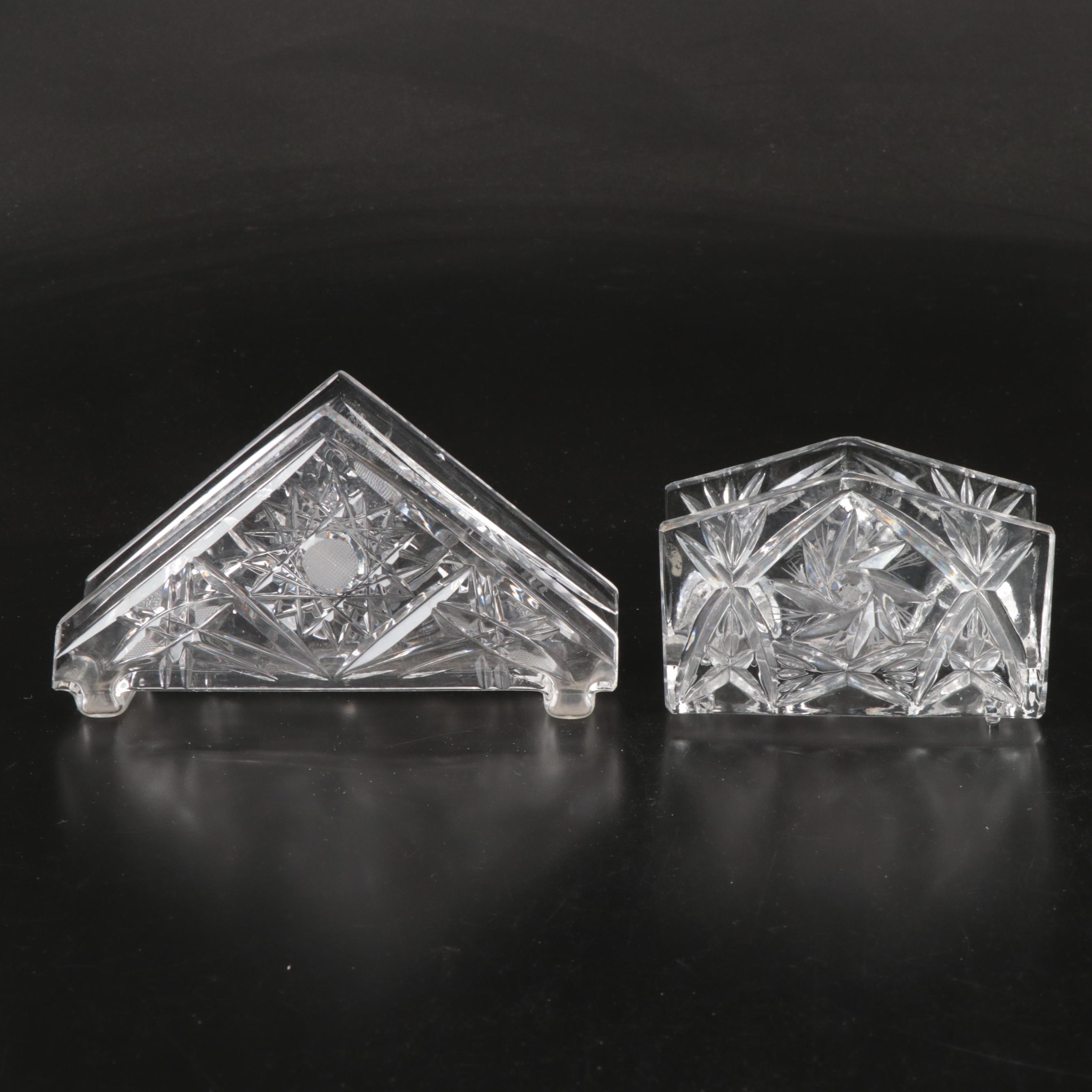 Fostoria "Coin" Glass Vase with EAPG Coasters and Other Tableware