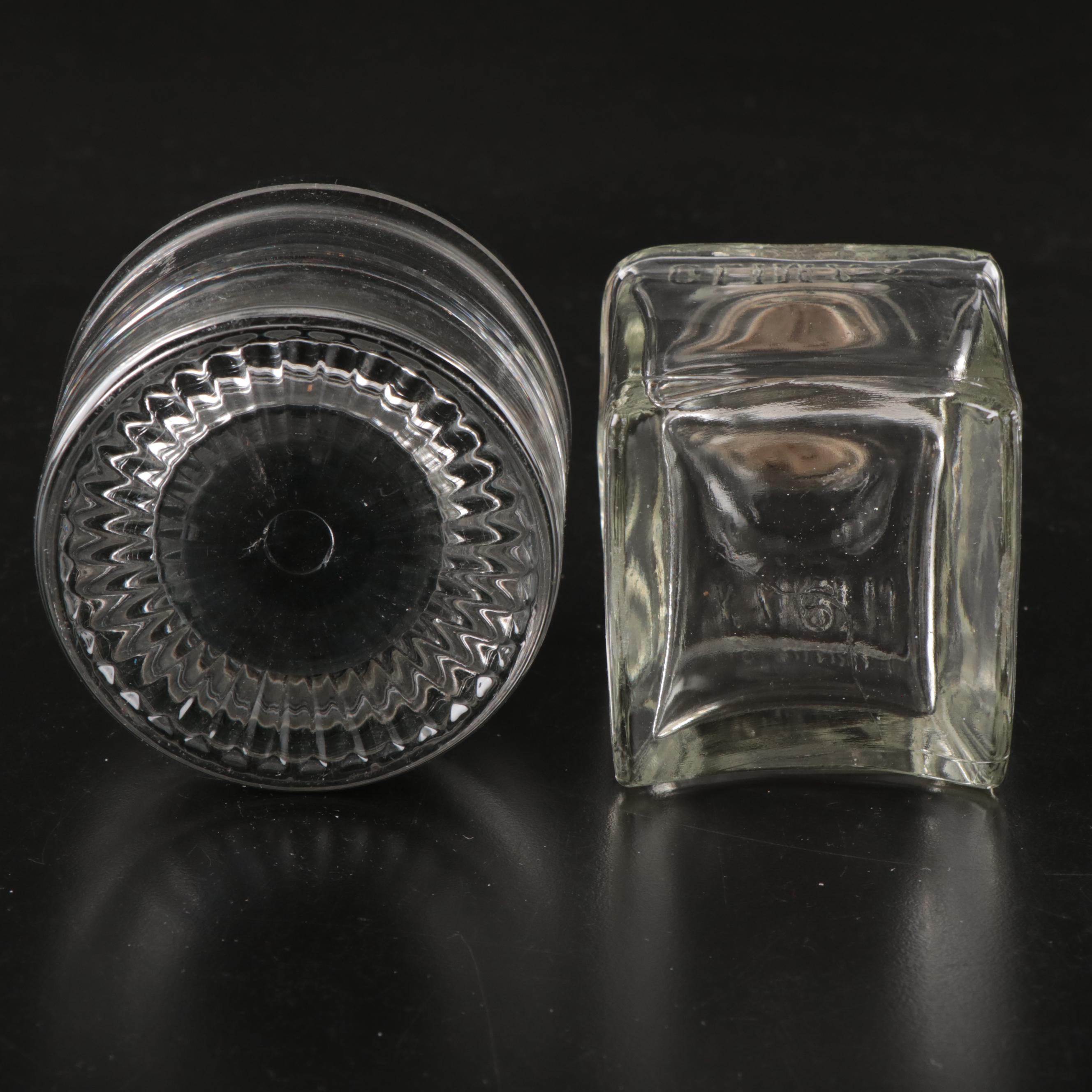 Fostoria "Coin" Glass Vase with EAPG Coasters and Other Tableware