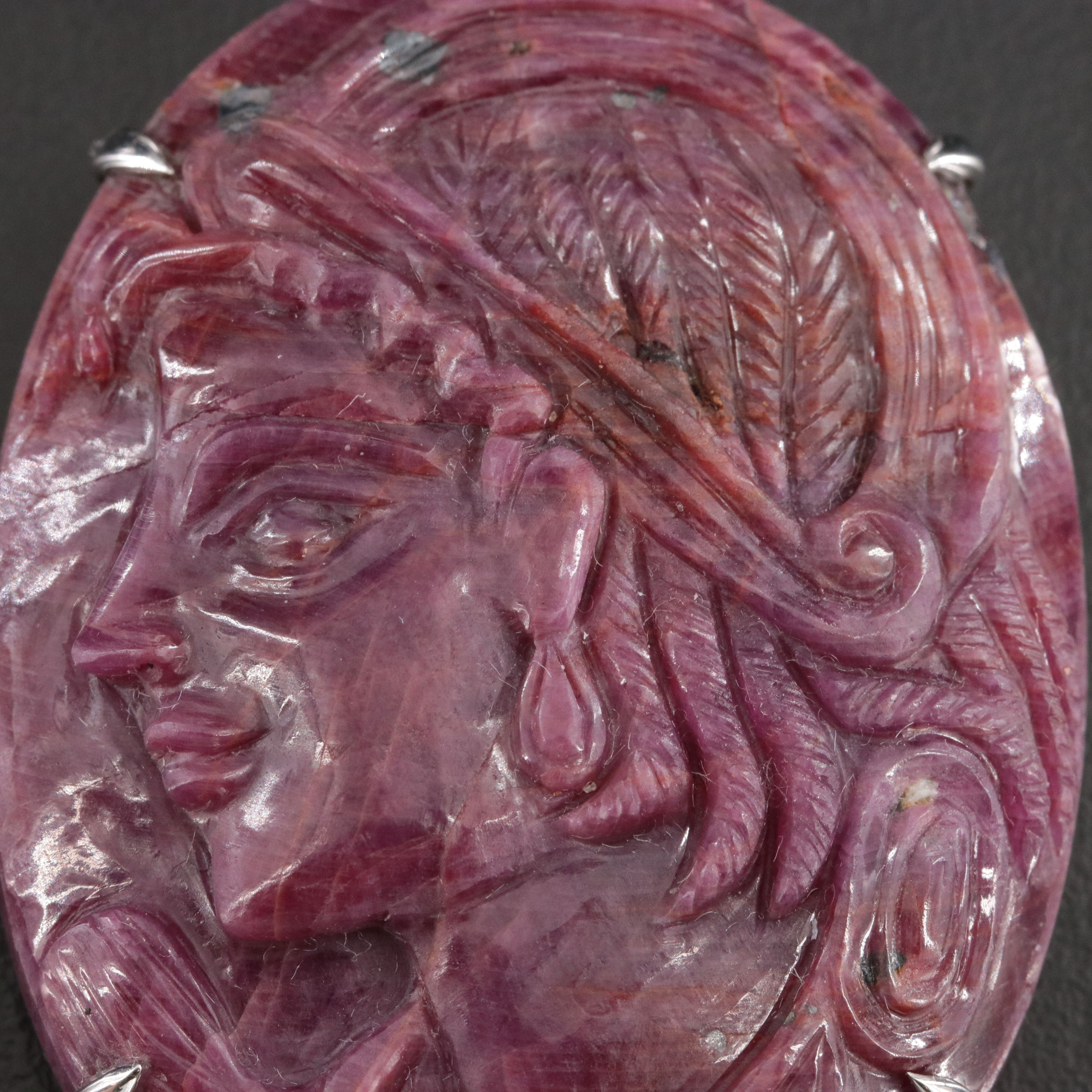 Chromia 18K Ruby and Diamond Enhancer Pendant Necklace