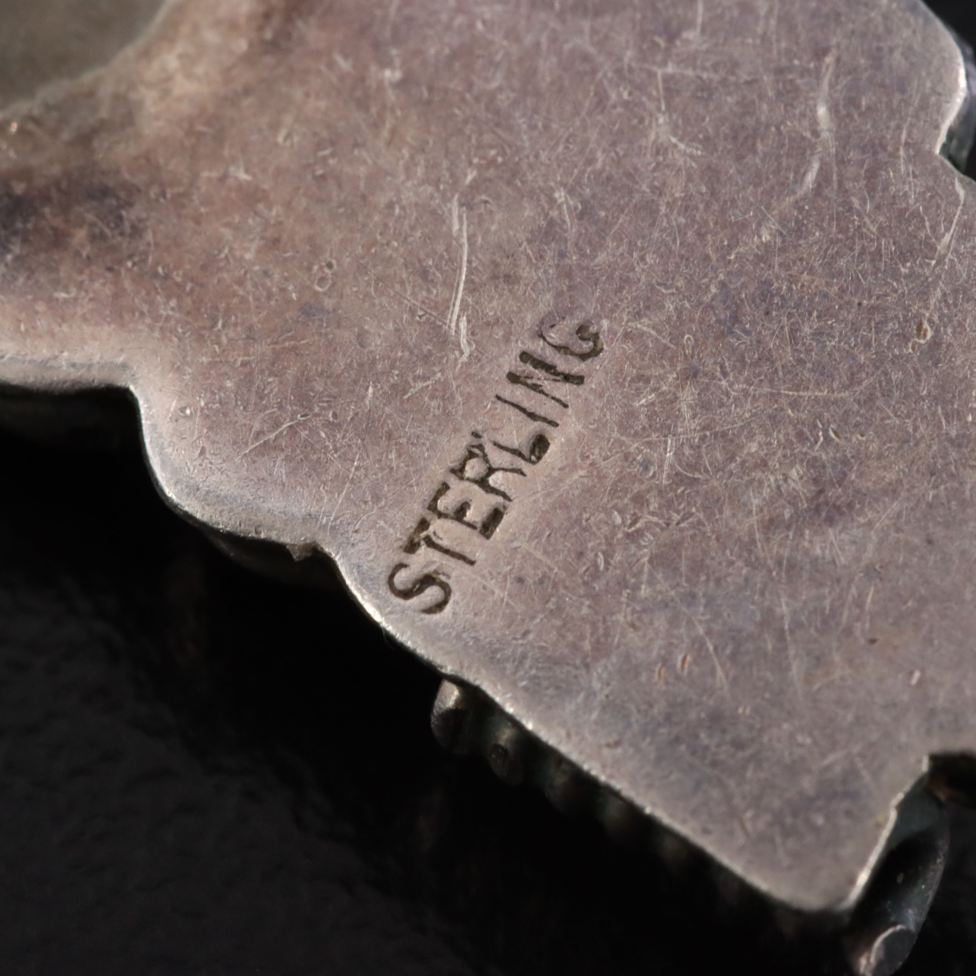 Southwestern Sterling Appliqué Earrings