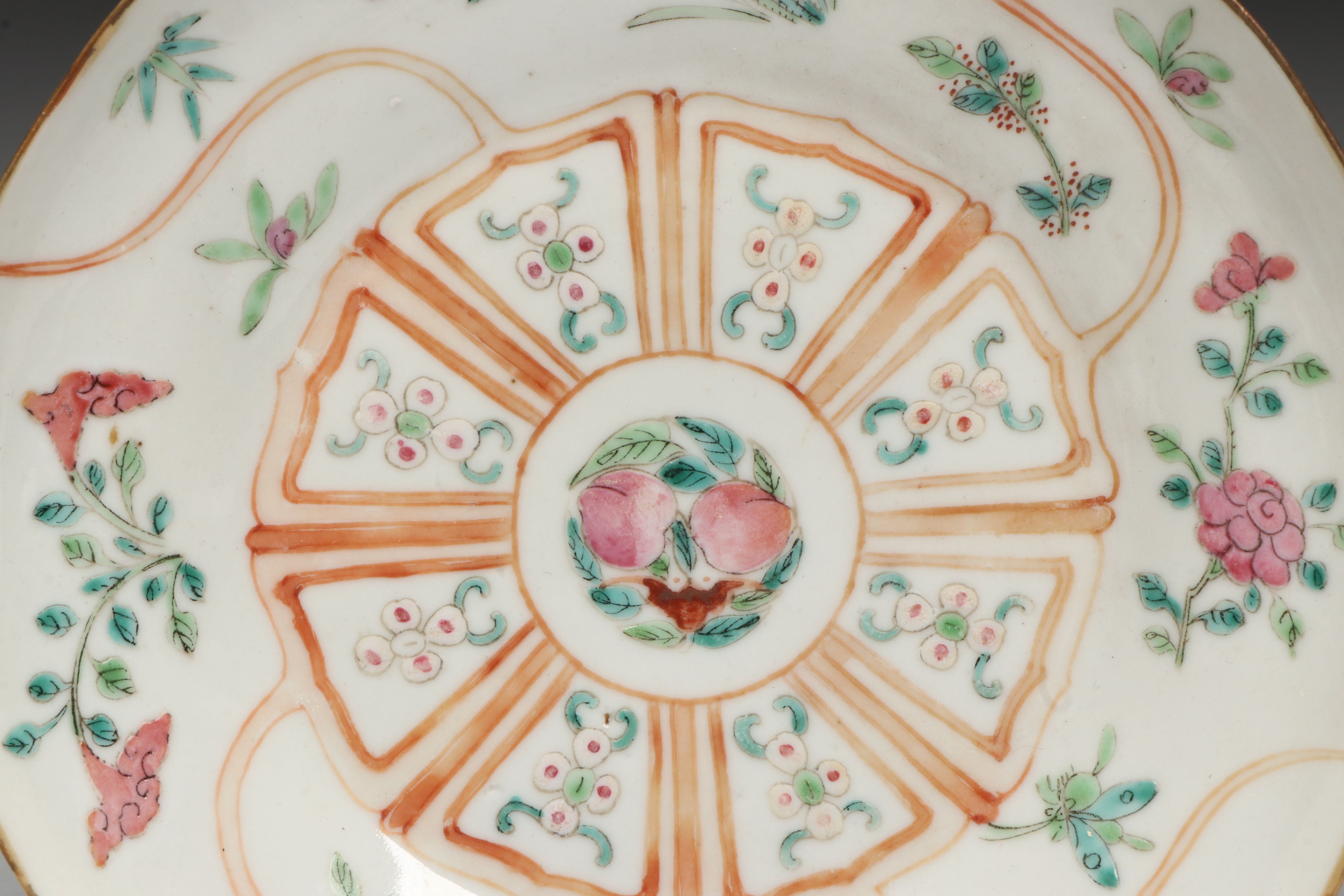 Antique Chinese Famille Rose with Other Porcelain Plates and Bowls