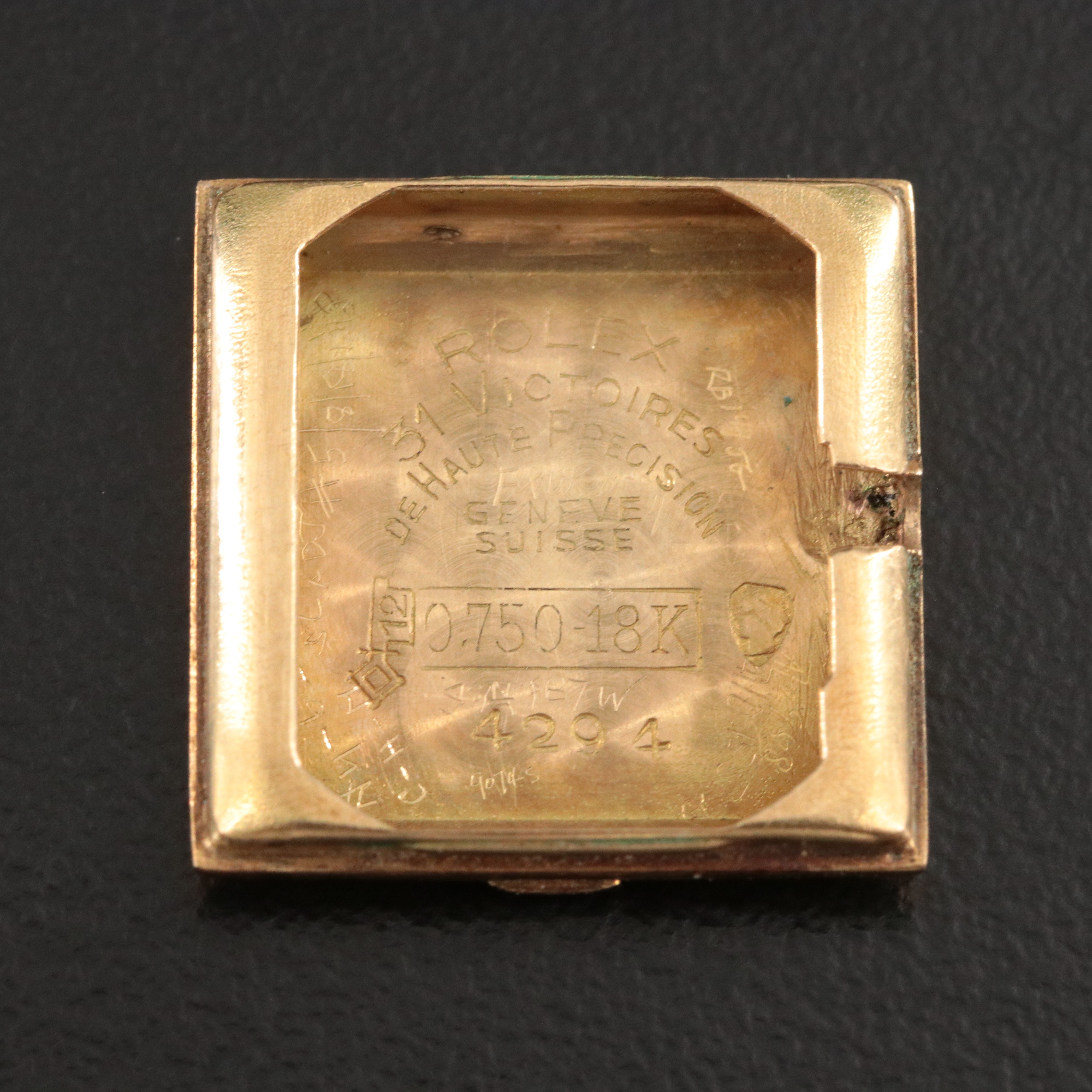 Vintage Art Deco 18K Rolex Watch