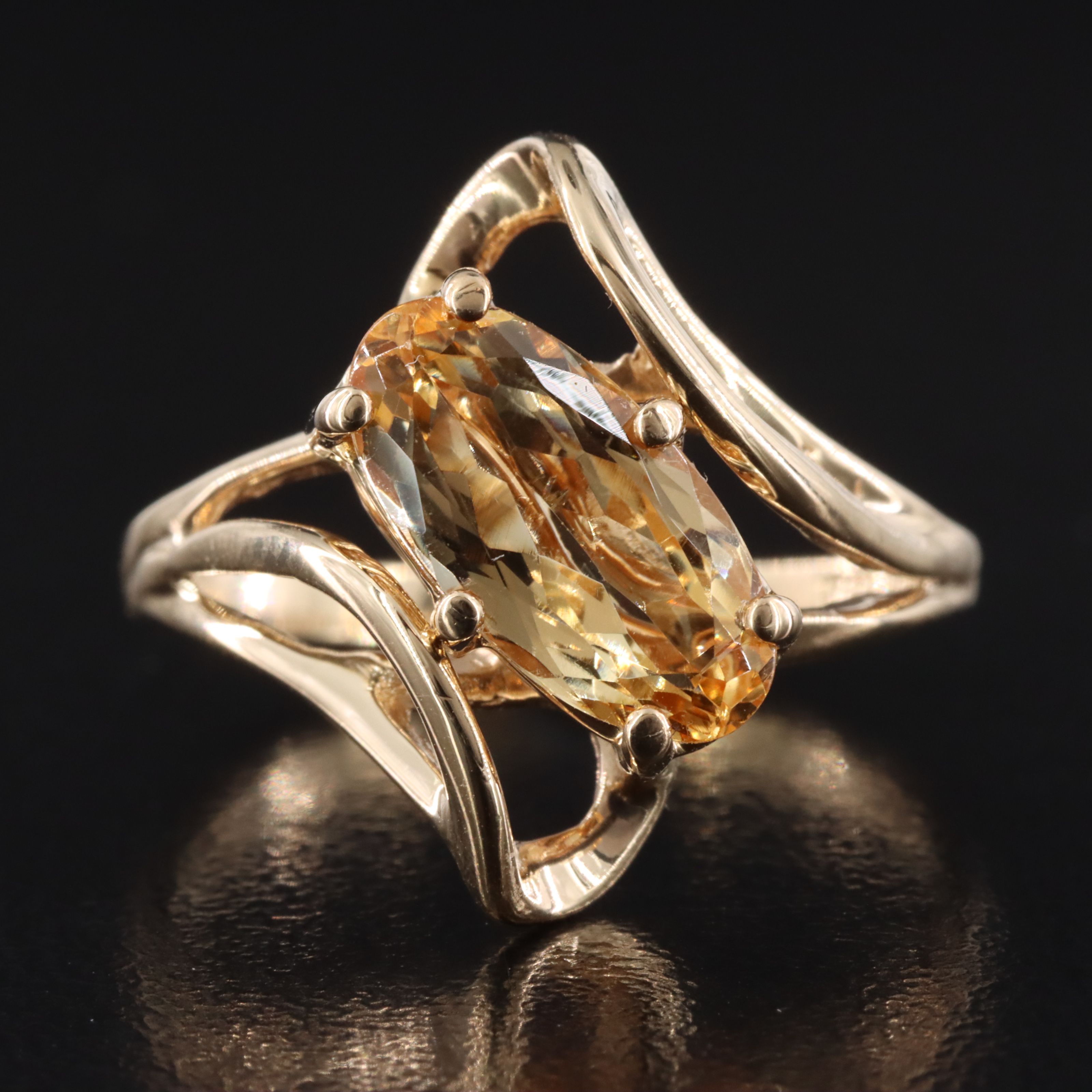 14K Topaz Ring