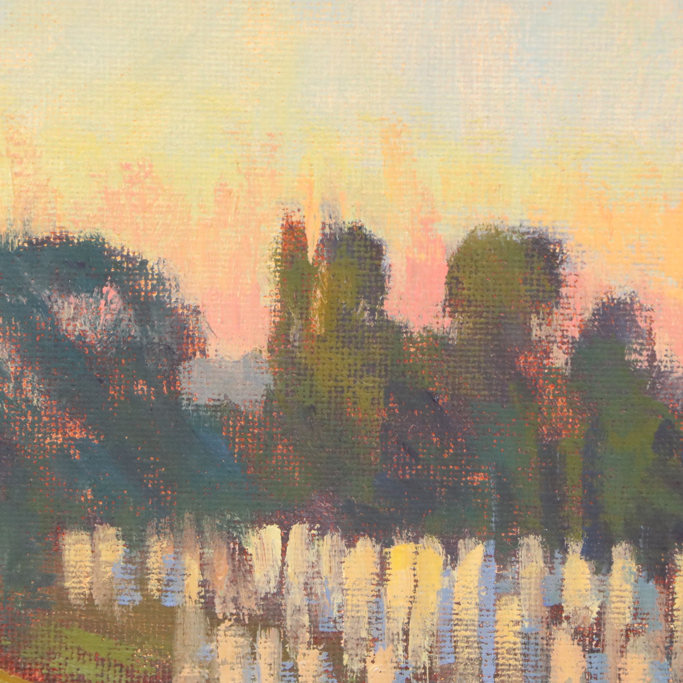 Kevin Yuen Oil Painting "Mt. Hope Cemetery, San Diego CA," 2020