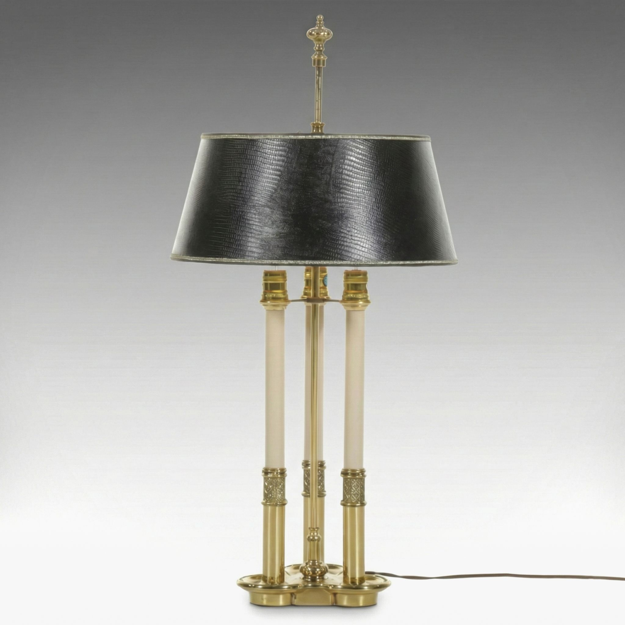 Stiffel Brass Bouillotte Table Lamp, Late 20th Century