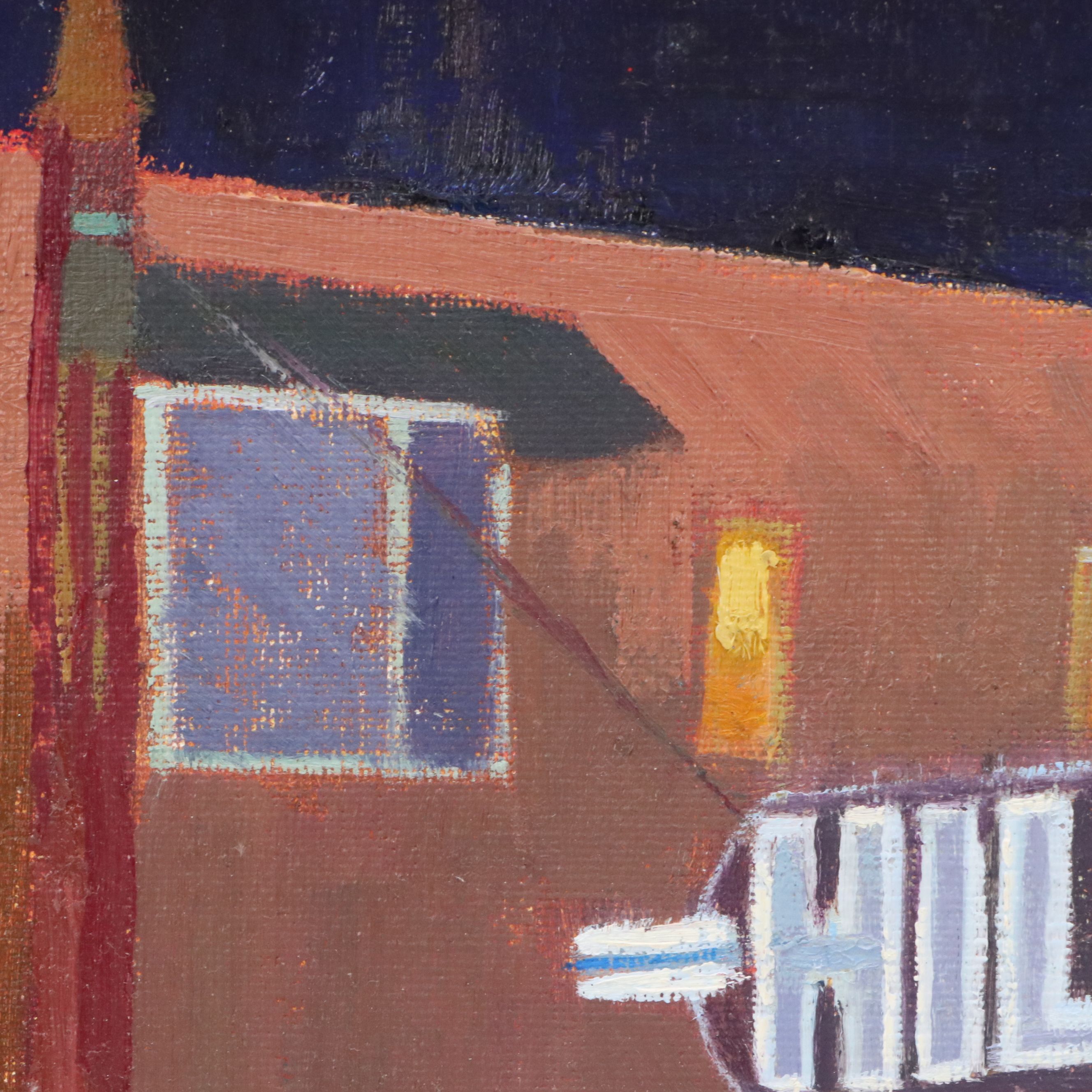 Kevin Yuen Oil Painting "Hillcrest, San Diego, CA.," 2020