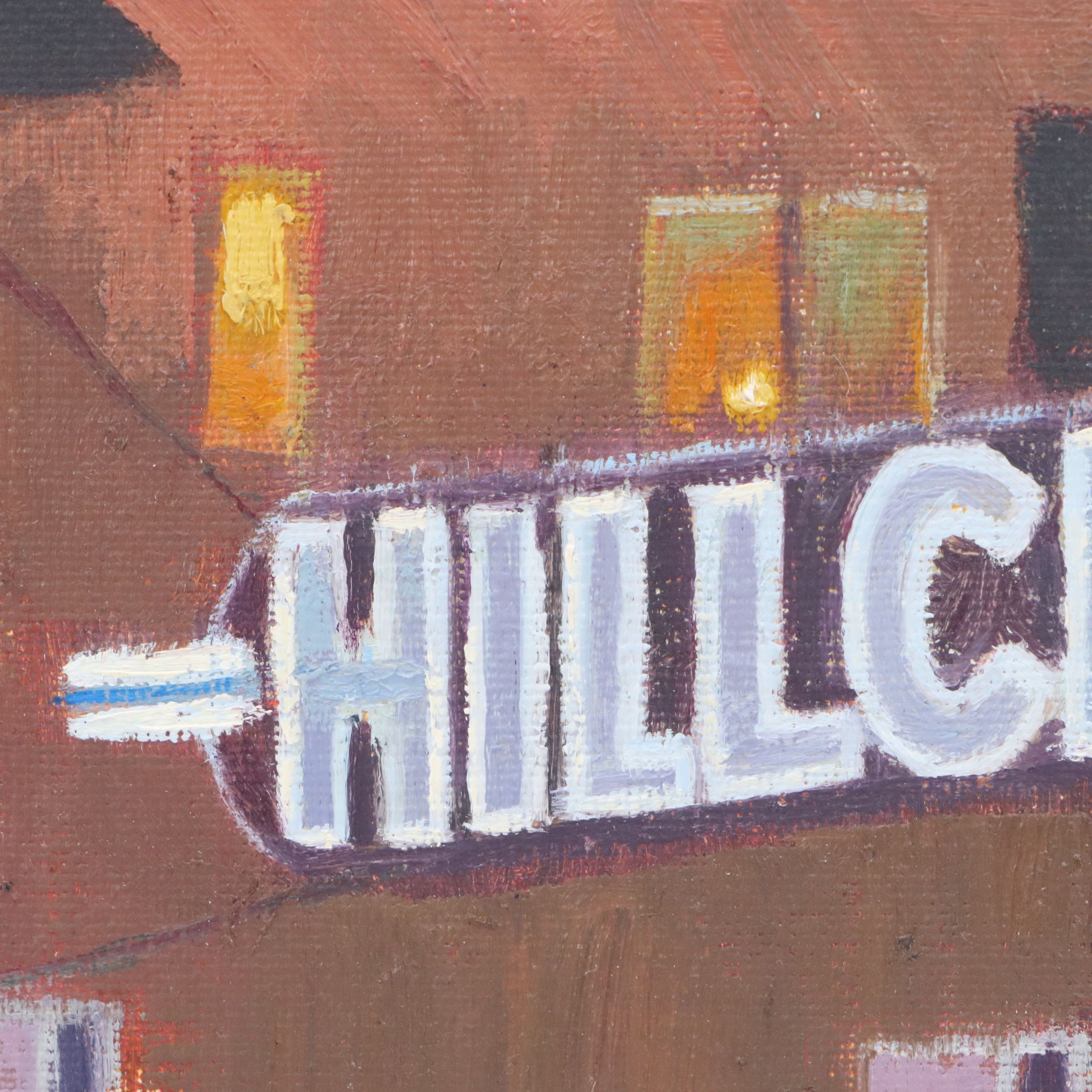 Kevin Yuen Oil Painting "Hillcrest, San Diego, CA.," 2020