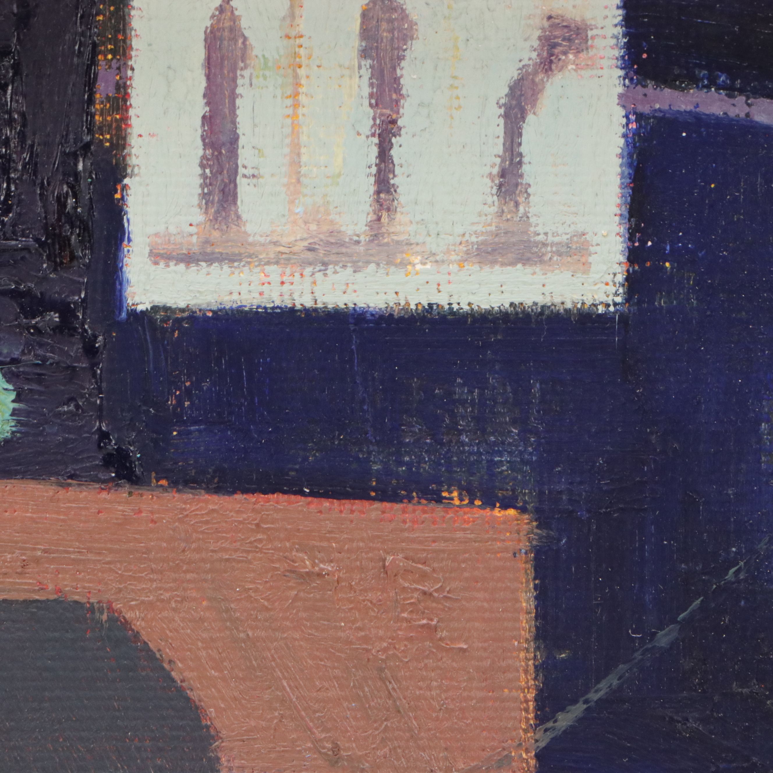 Kevin Yuen Oil Painting "Hillcrest, San Diego, CA.," 2020