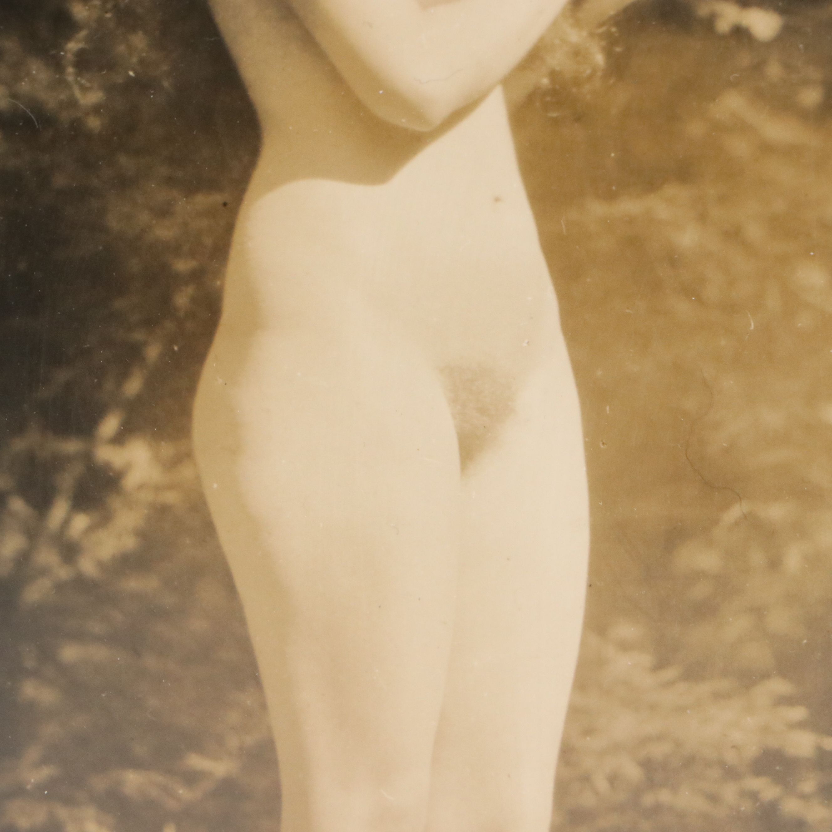 Arundel Holmes Nicholls Silver Gelatin Photograph of Nude Woman, Early 20th C.