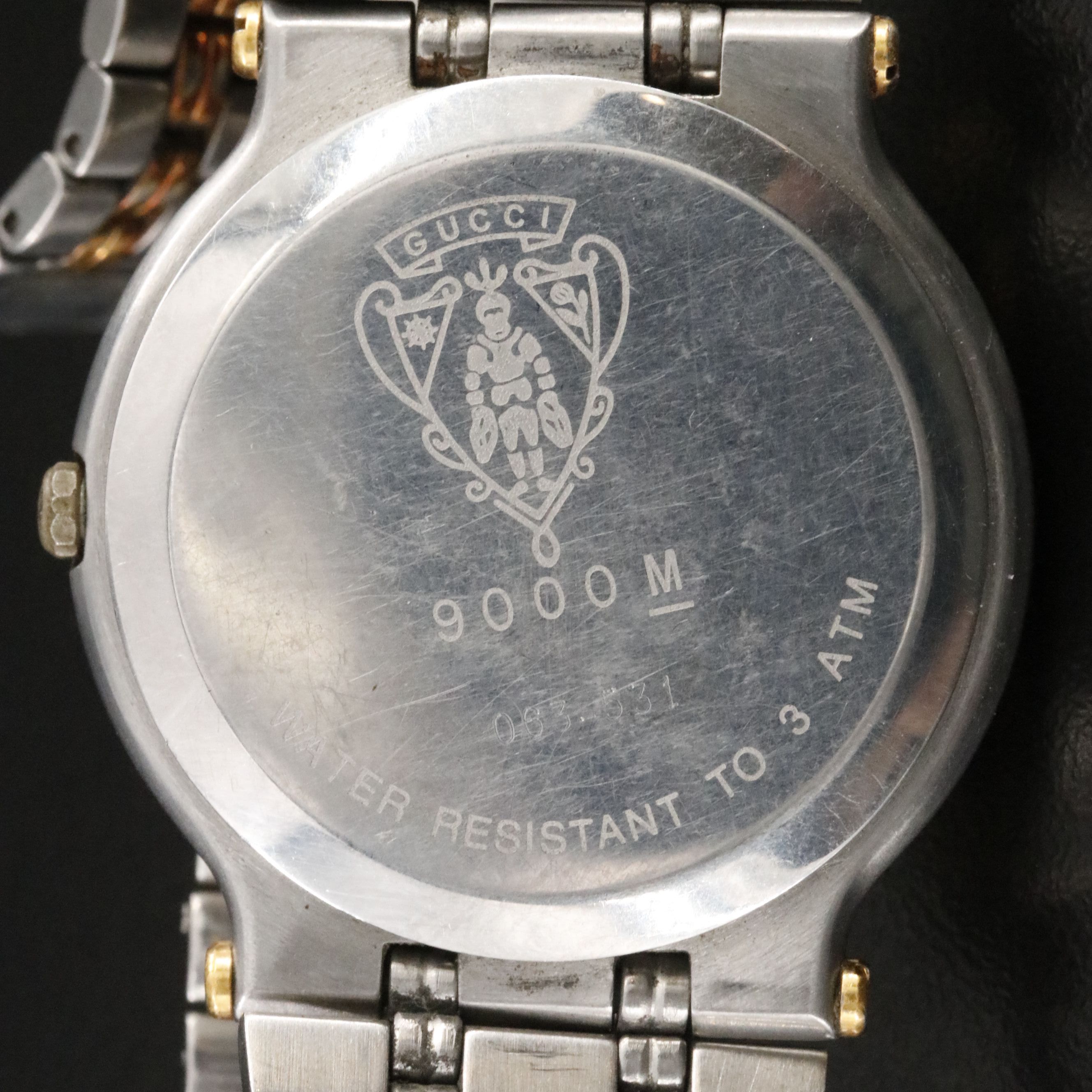 Gucci 9000M Two-Tone Swiss Quartz Dress Watch