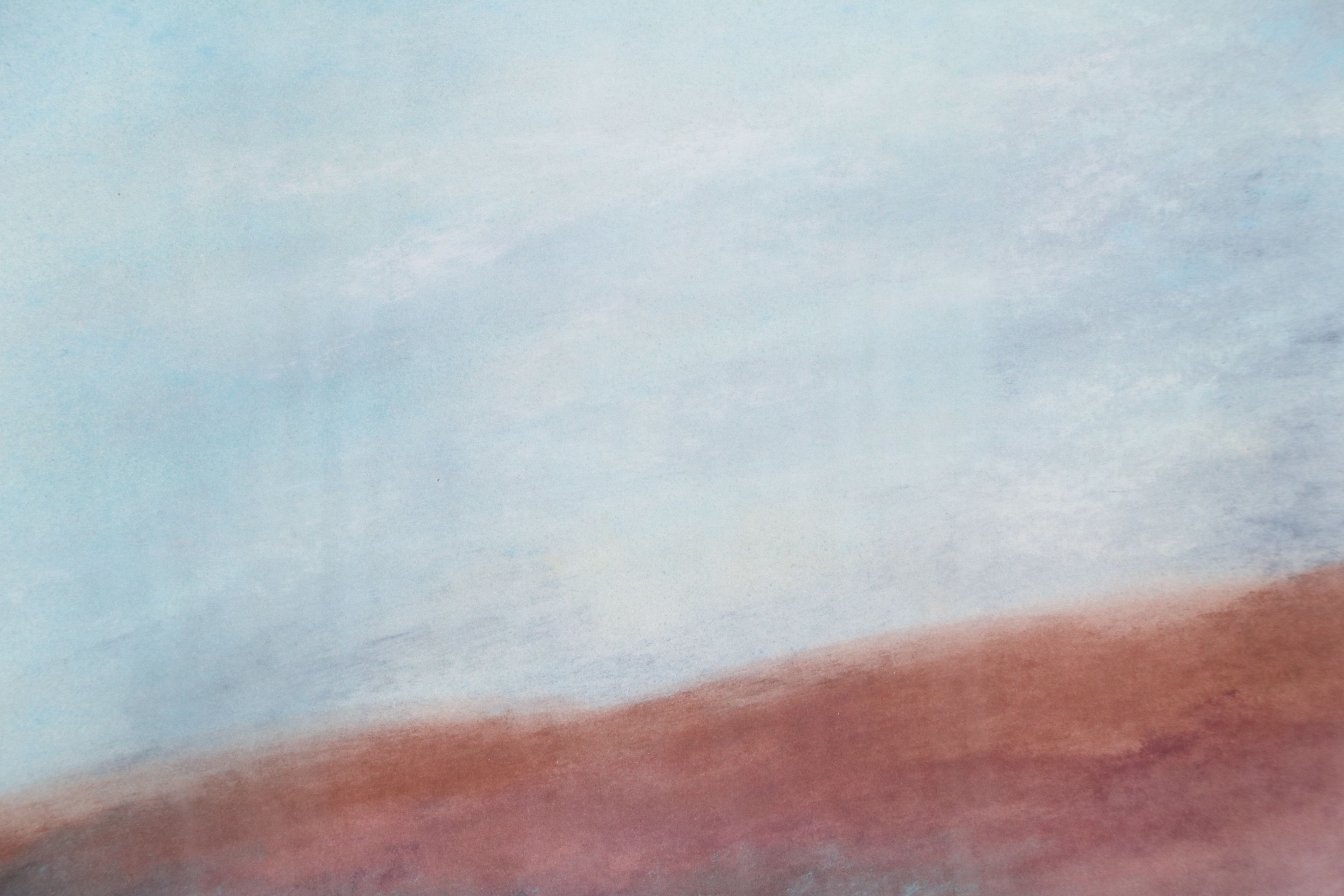 Jan Richardson-Baughman Chalk Pastel Landscape Drawing "Crossroads"