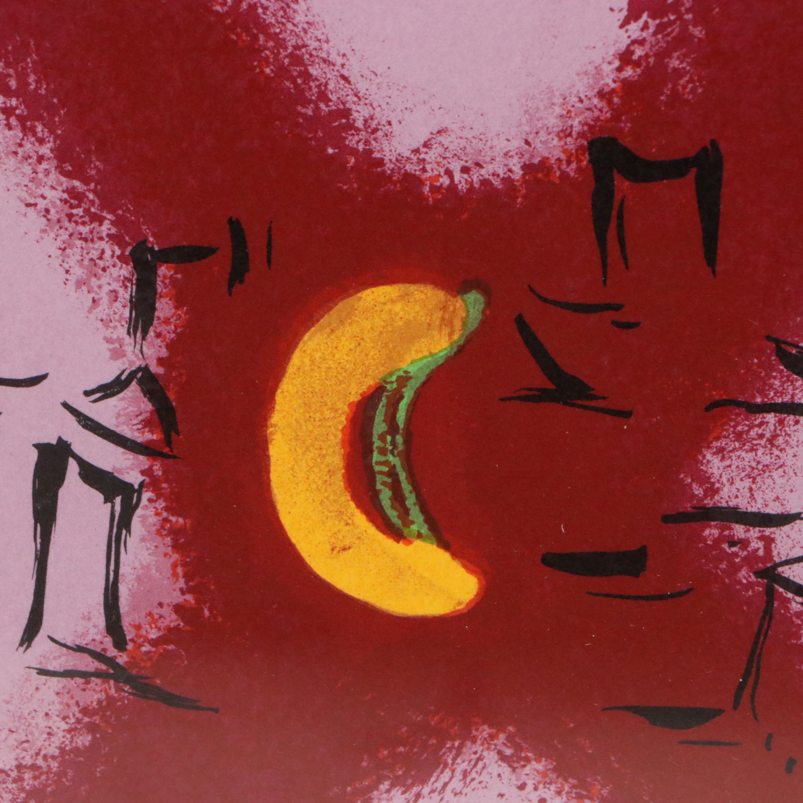 Marc Chagall Color Lithograph From "The Lithographs of Chagall Vol II," 1963