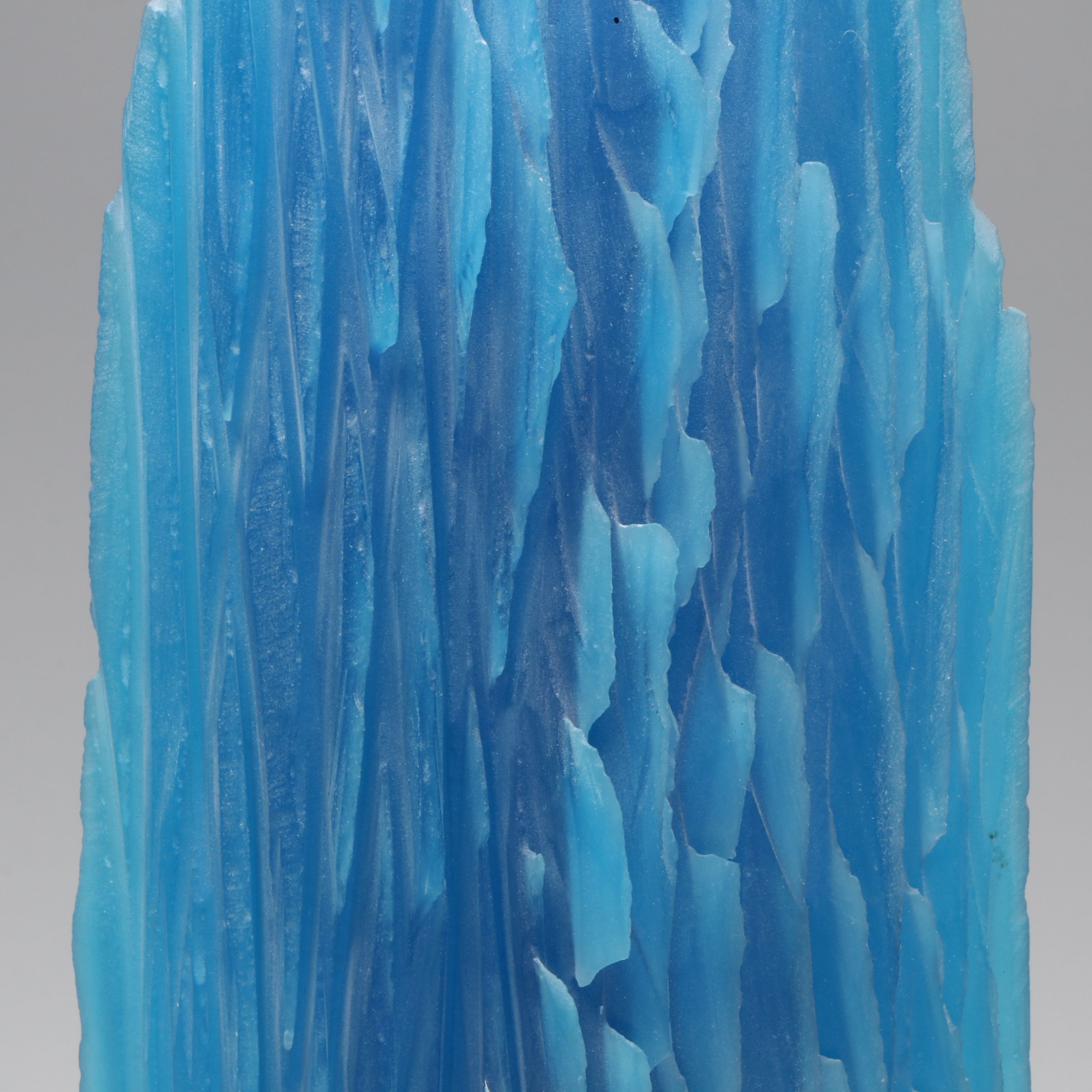 Alex Gabriel Bernstein "Steel and Glass" Cast and Carved Glass Sculpture, 2009