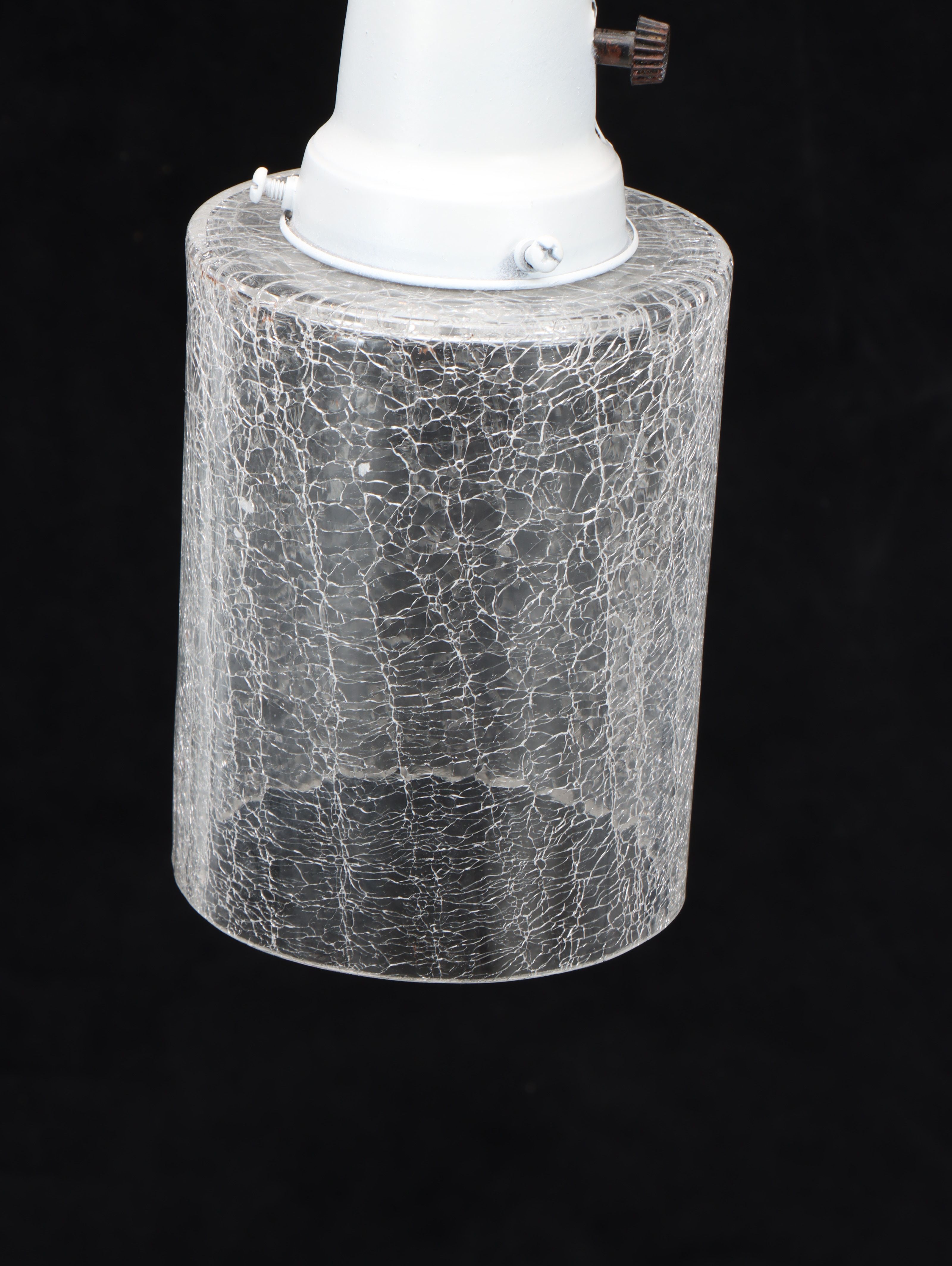 Arts & Crafts Style Enameled Metal Bridge Arm Floor Lamp, 21st Century