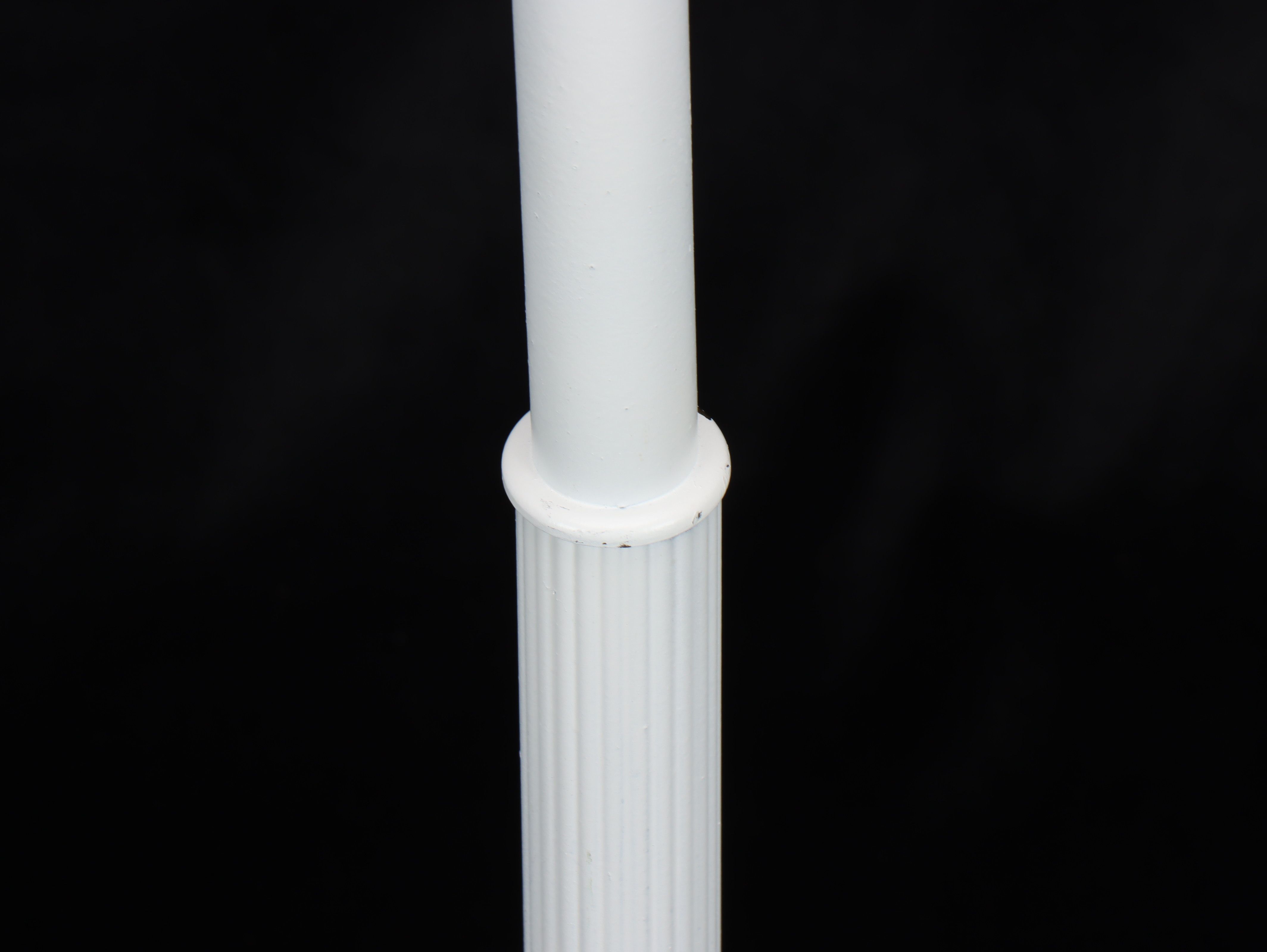 Arts & Crafts Style Enameled Metal Bridge Arm Floor Lamp, 21st Century