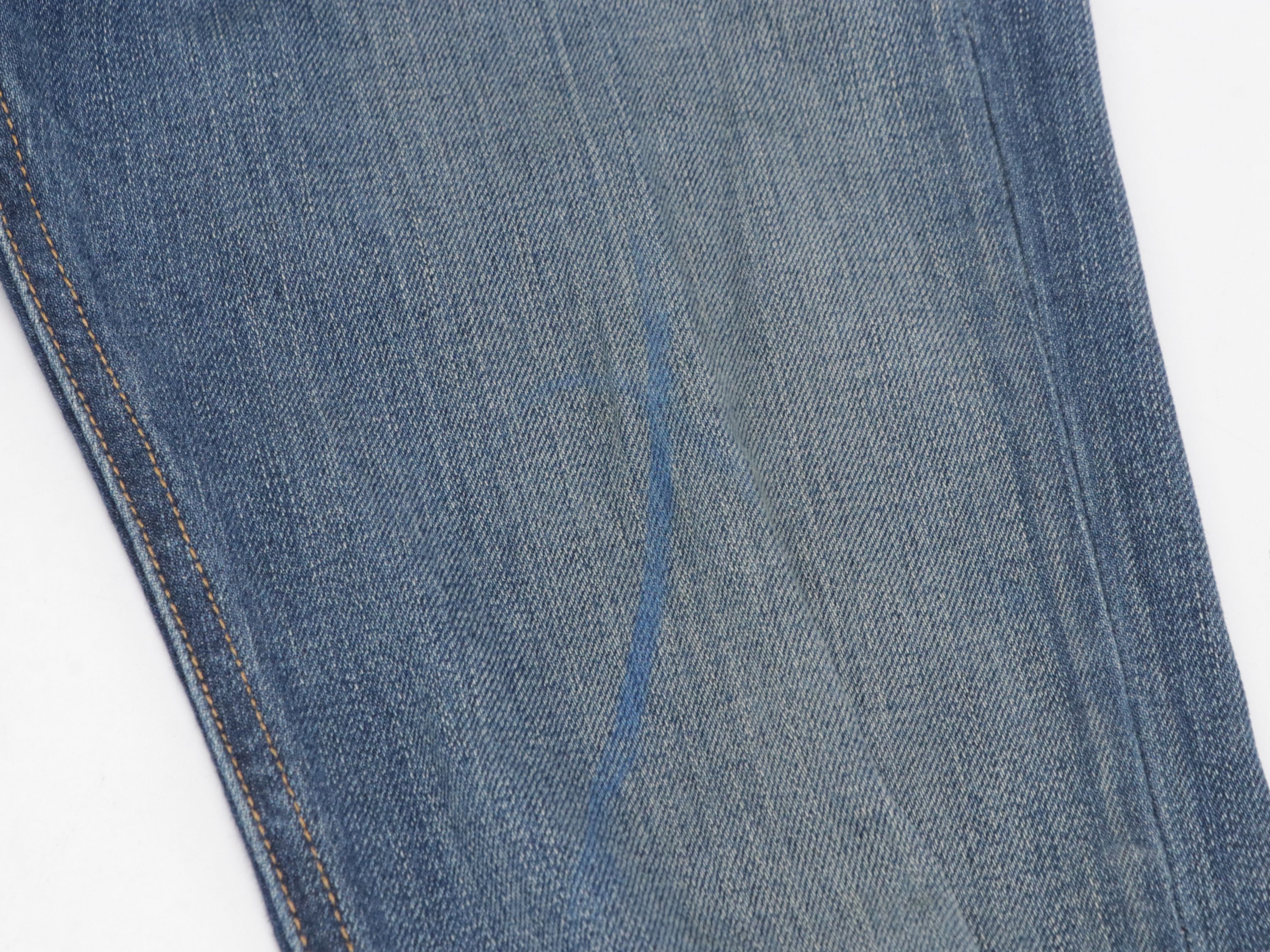 Rag & Bone Ripped Blue Wash and and Black Skinny Jeans