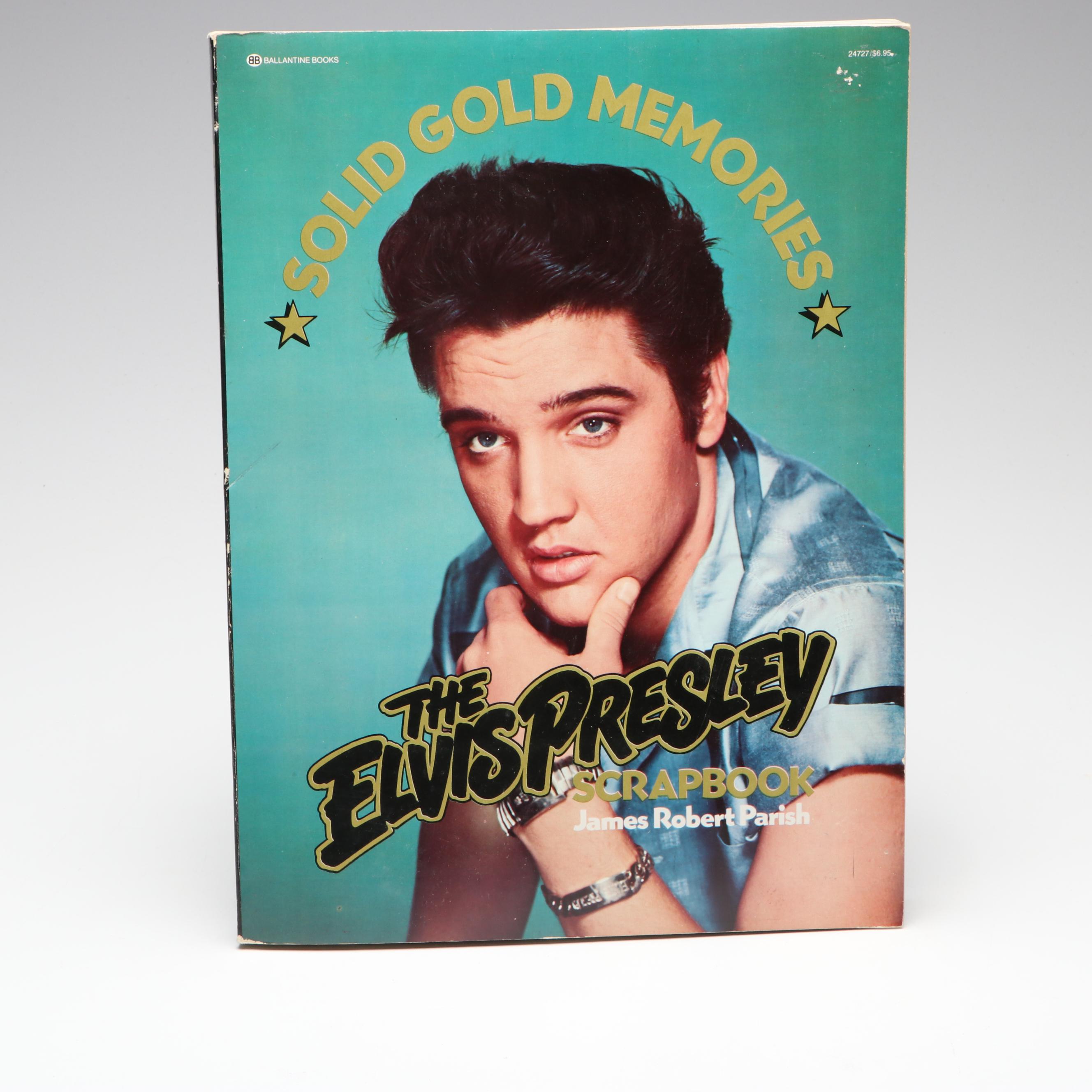 "Elvis Presley Scrapbook: Solid Gold Memories" and "Elvis, American Idol" Books